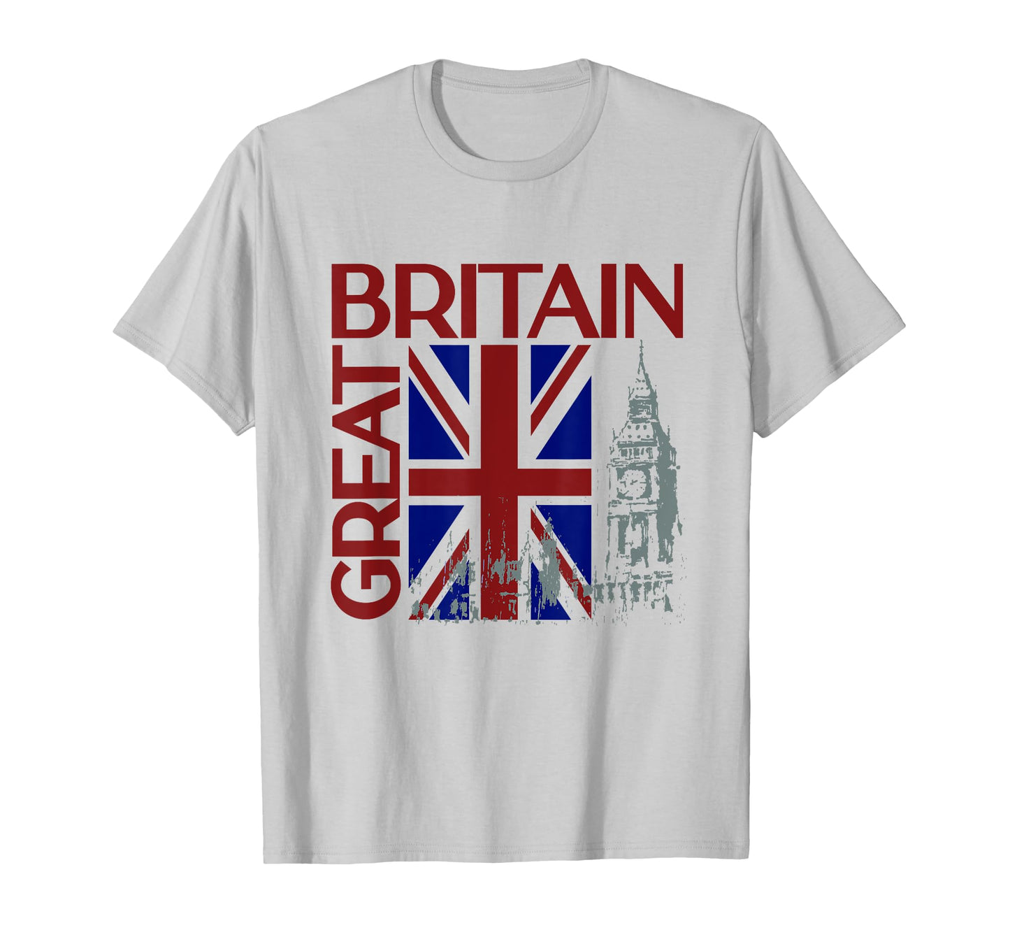Great Britain England British Union Jack Flag Vintage T-Shirt