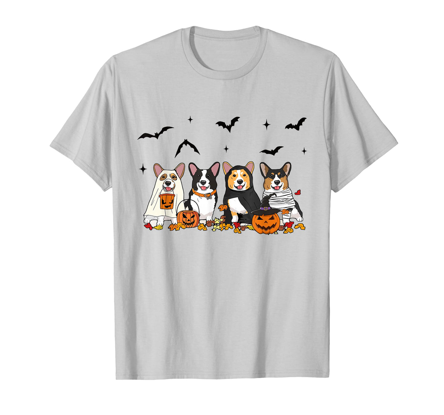 Witch Corgi Halloween Corgi Dog Mom Dog Lover Womens Mens T-Shirt