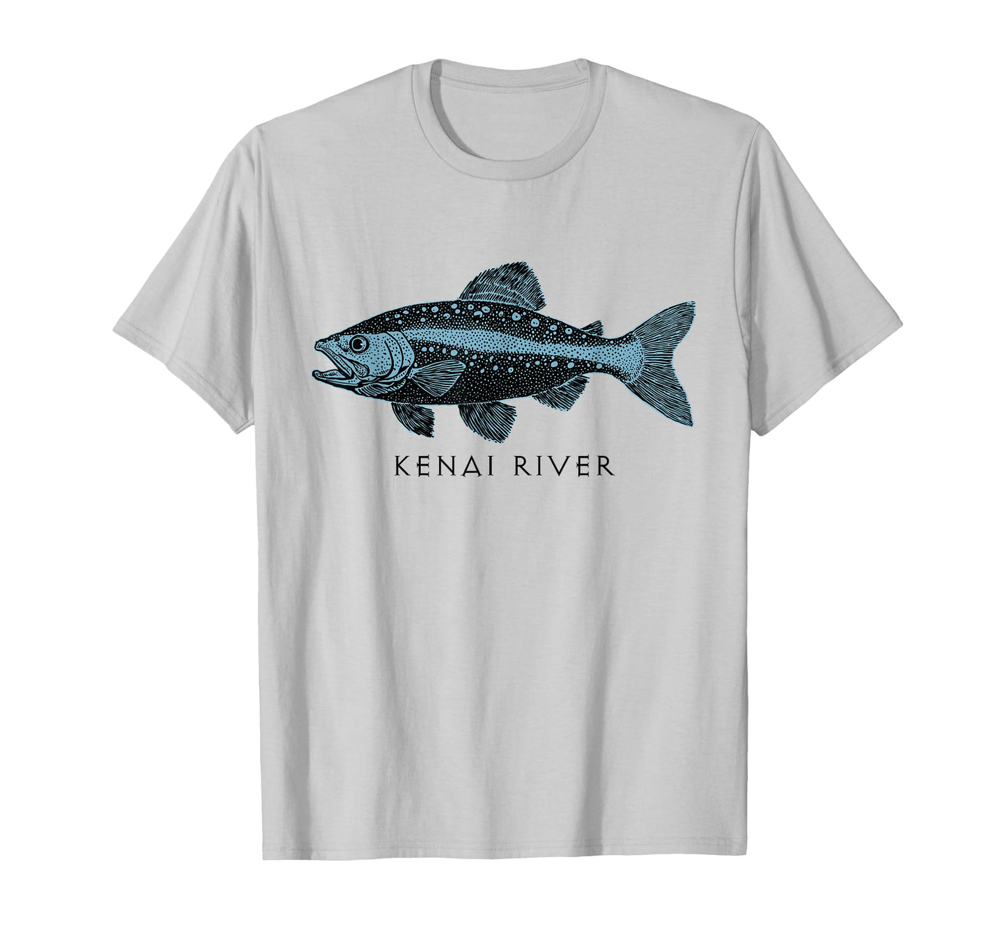 Kenai River Alaska Salmon Fish Art Fishing Kenai Peninsula T-Shirt
