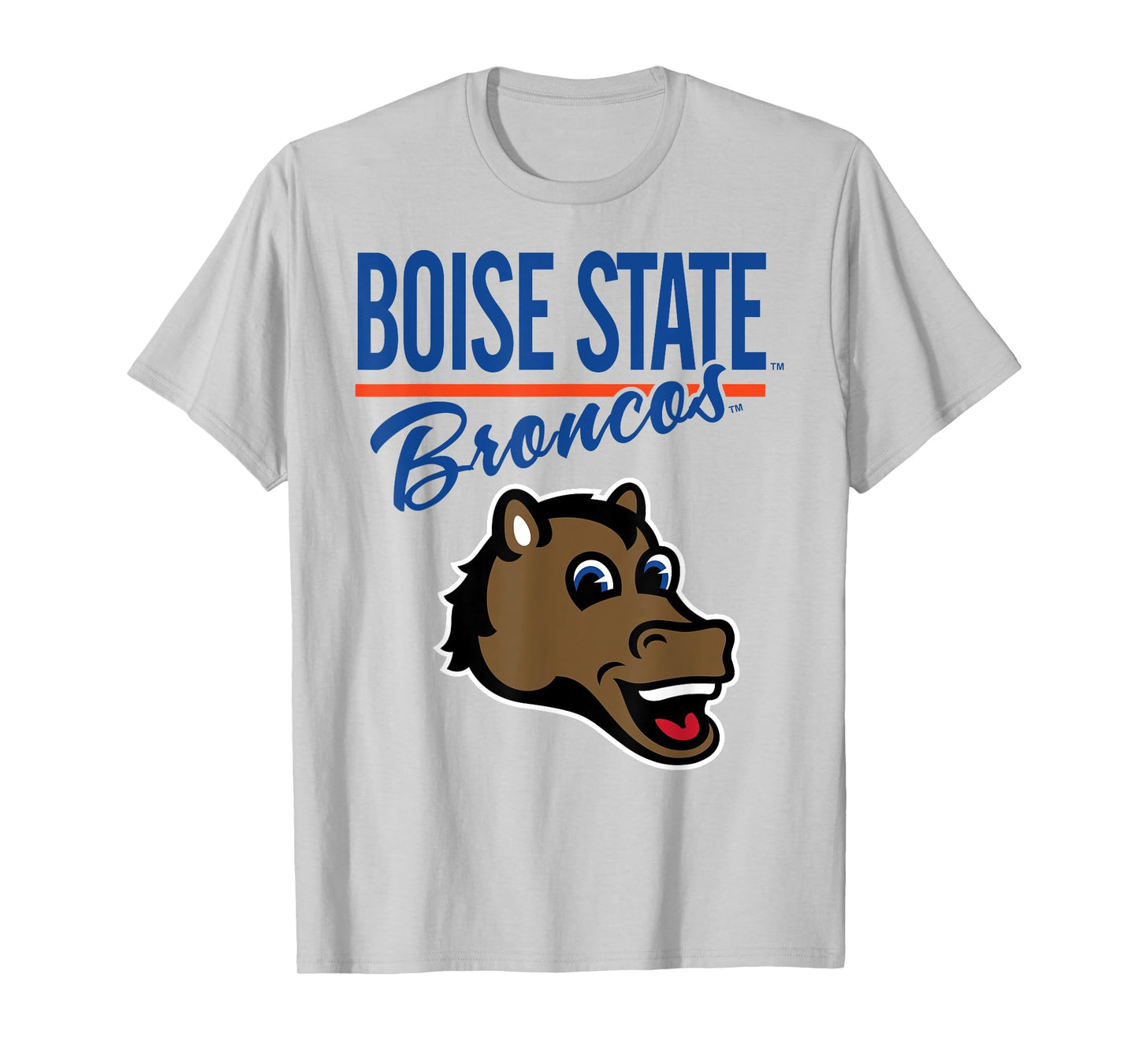 Boise State Broncos Mascot Gray Officially Licensed T-Shirt