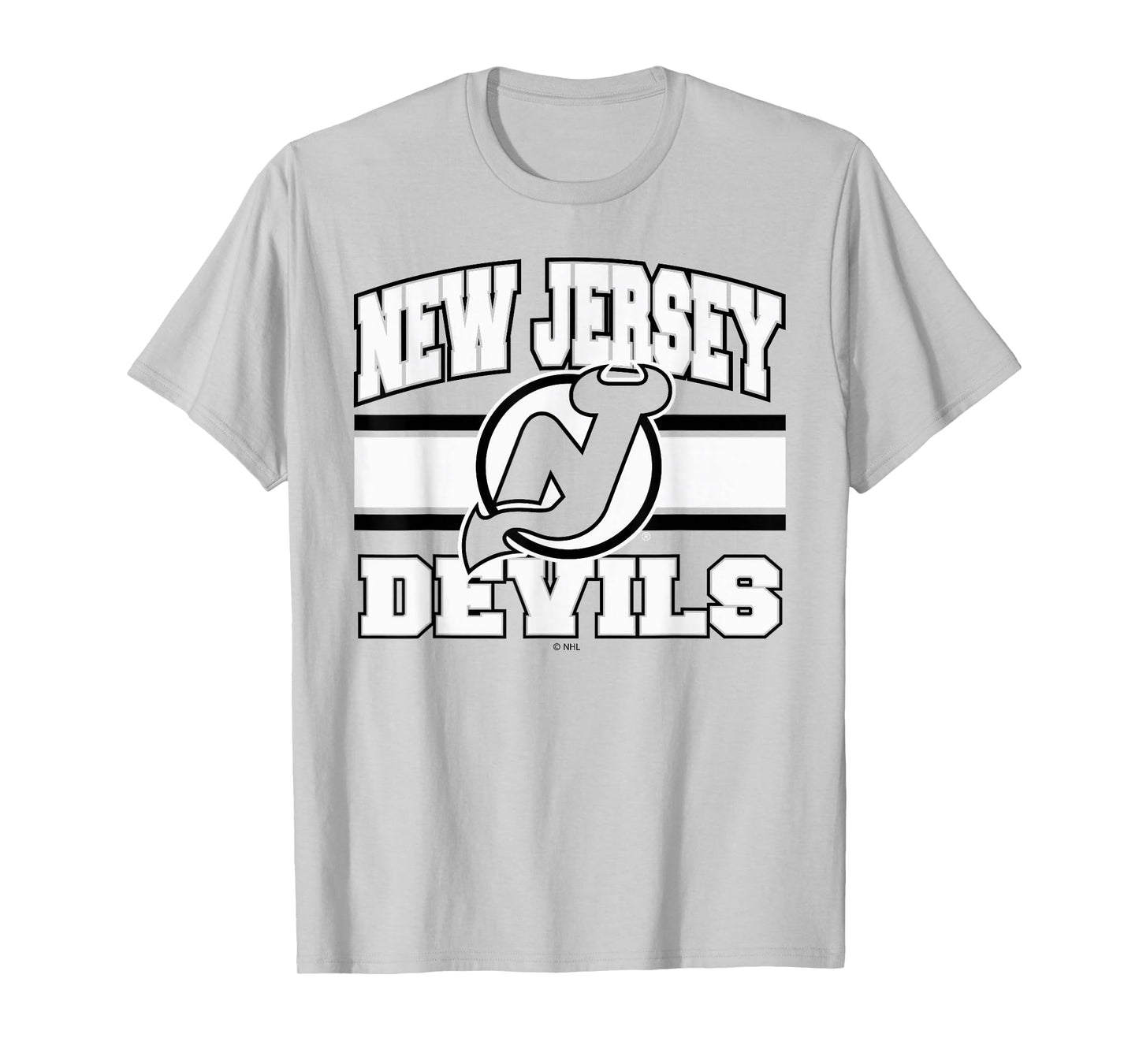 New Jersey Devils Stripe Red Officially Licensed T-Shirt
