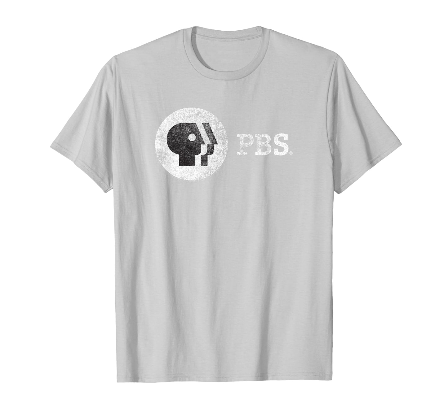 PBS Vintage Round White Logo Public Broadcasting Service T-Shirt
