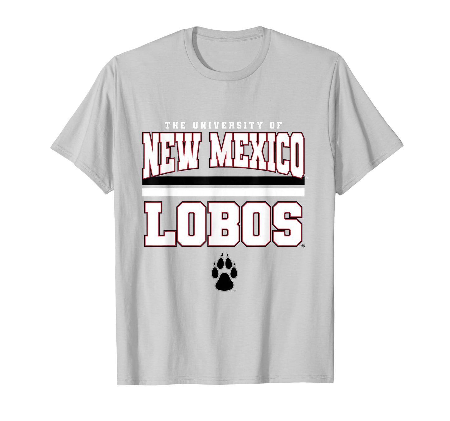 License Champs New Mexico Lobos NCAA Team T-Shirt - Red, Small, Short Sleeve, Classic Fit, Round Neck, Pull On, 1 Count, Non-Stretchable, Sports Fans, All Ages, Unisex-Kids