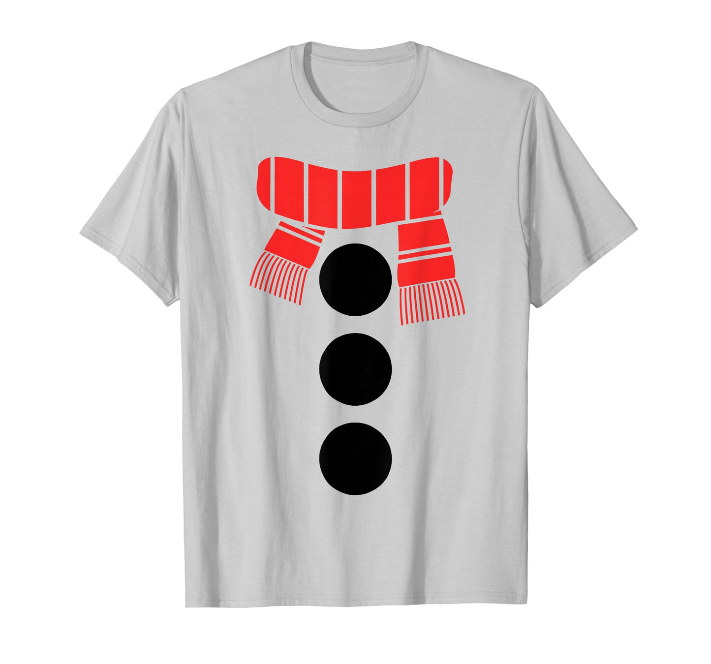 Snowman Shirt Adult Kids Men Women White Snowman Costume T-Shirt
