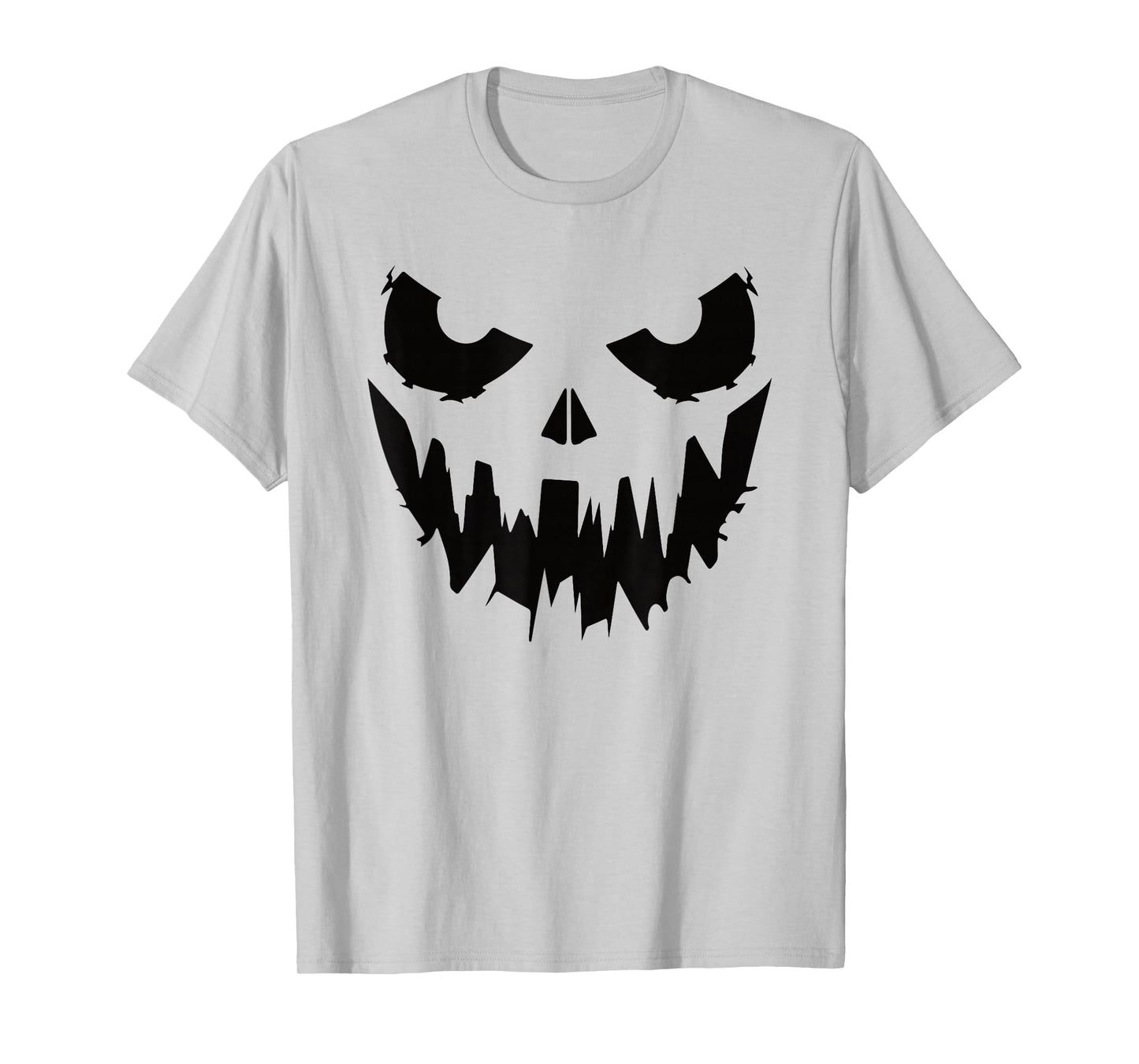 Scary Pumpkin Face Jack O Lantern Halloween Men Women Kids T-Shirt