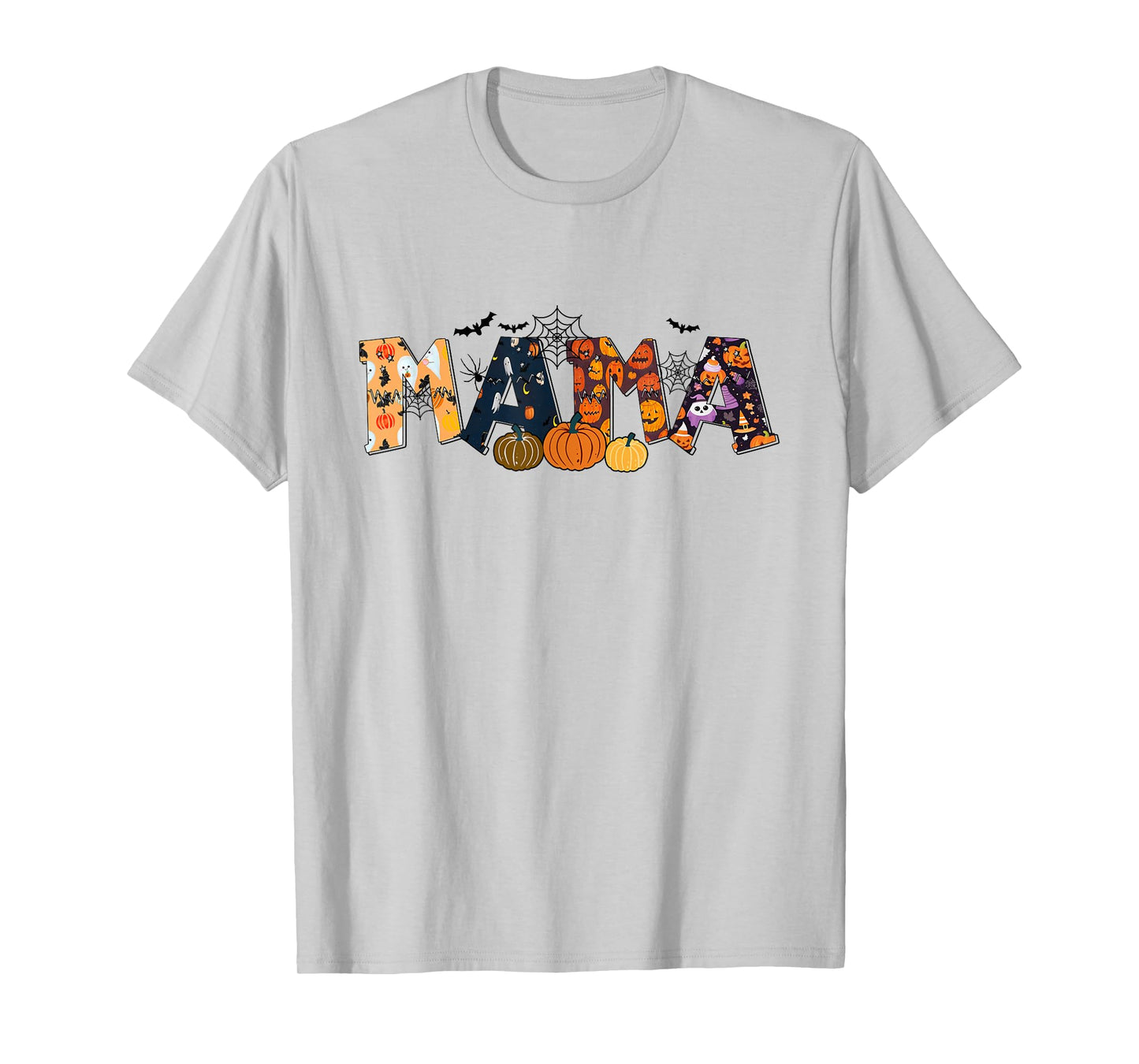 Spooky Mama Groovy Retro Ghost Halloween Spooky Mom Mother T-Shirt