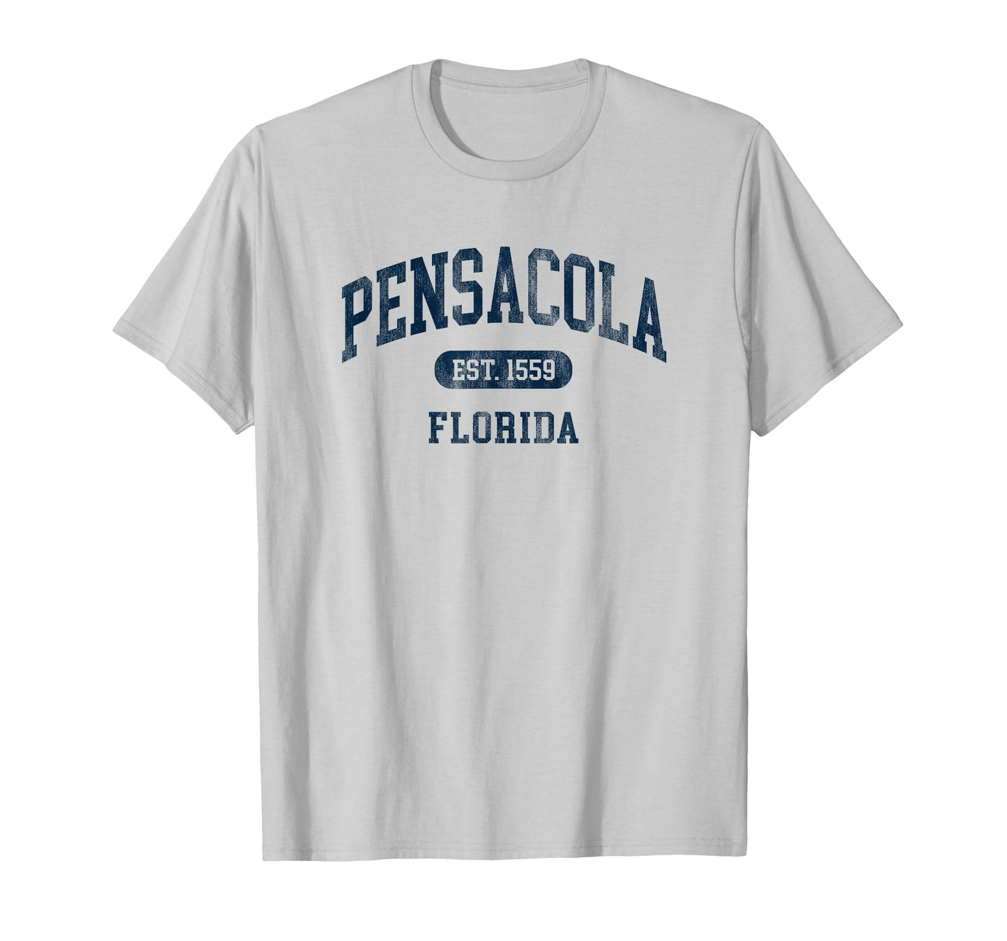 Vintage Pensacola FL Est 1559 Retro Preppy Throwback Mens T-Shirt