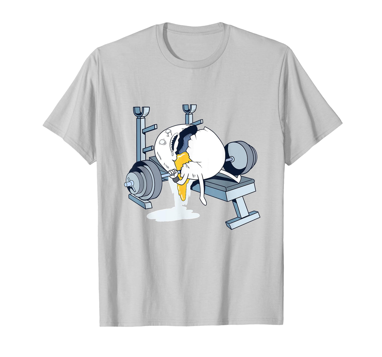 Egg Workout Accident T-Shirt Fun Gym And Diet Shirt Lifting T-Shirt