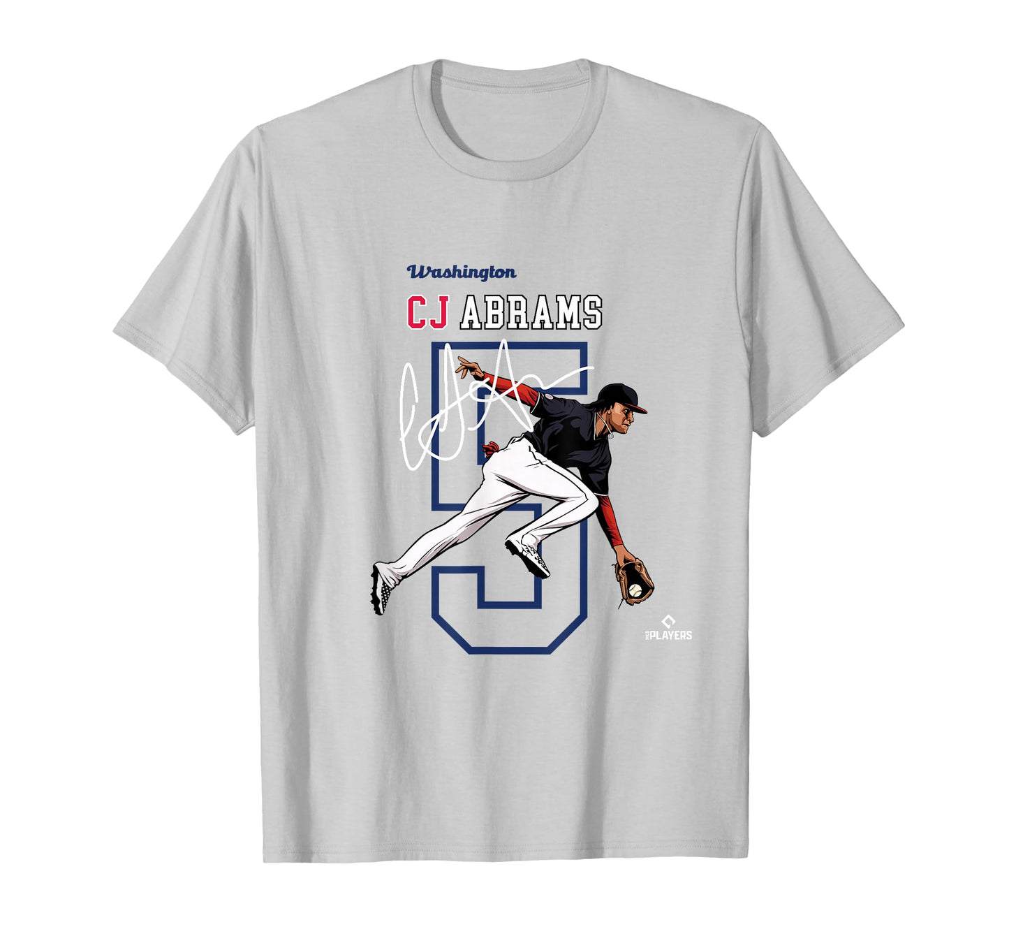 License Champs | Washington Baseball Fans | CJ Abrams MLBCJBRA3004 T-Shirt