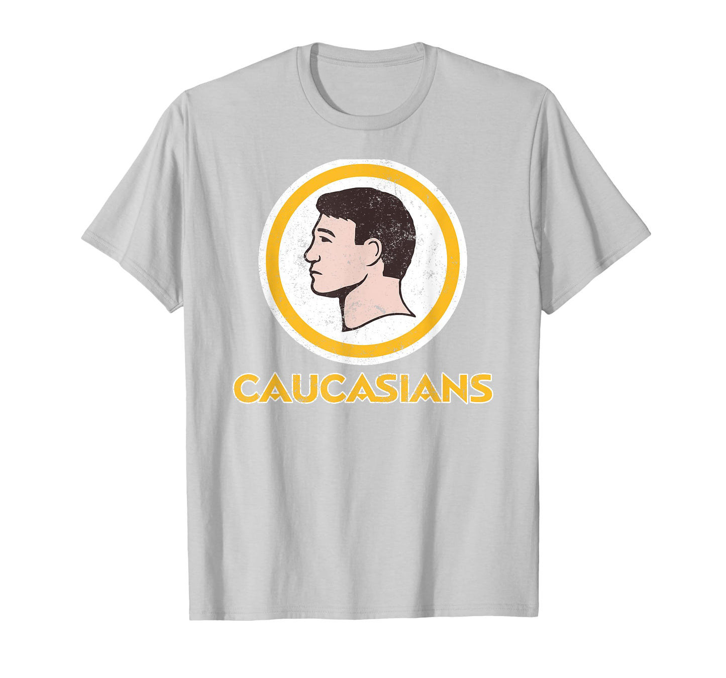 Caucasians Funny Vintage Caucasians Pride T-Shirt