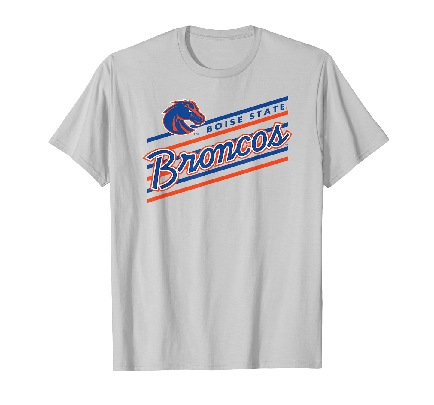 Boise State Broncos Retro Performer Gray T-Shirt