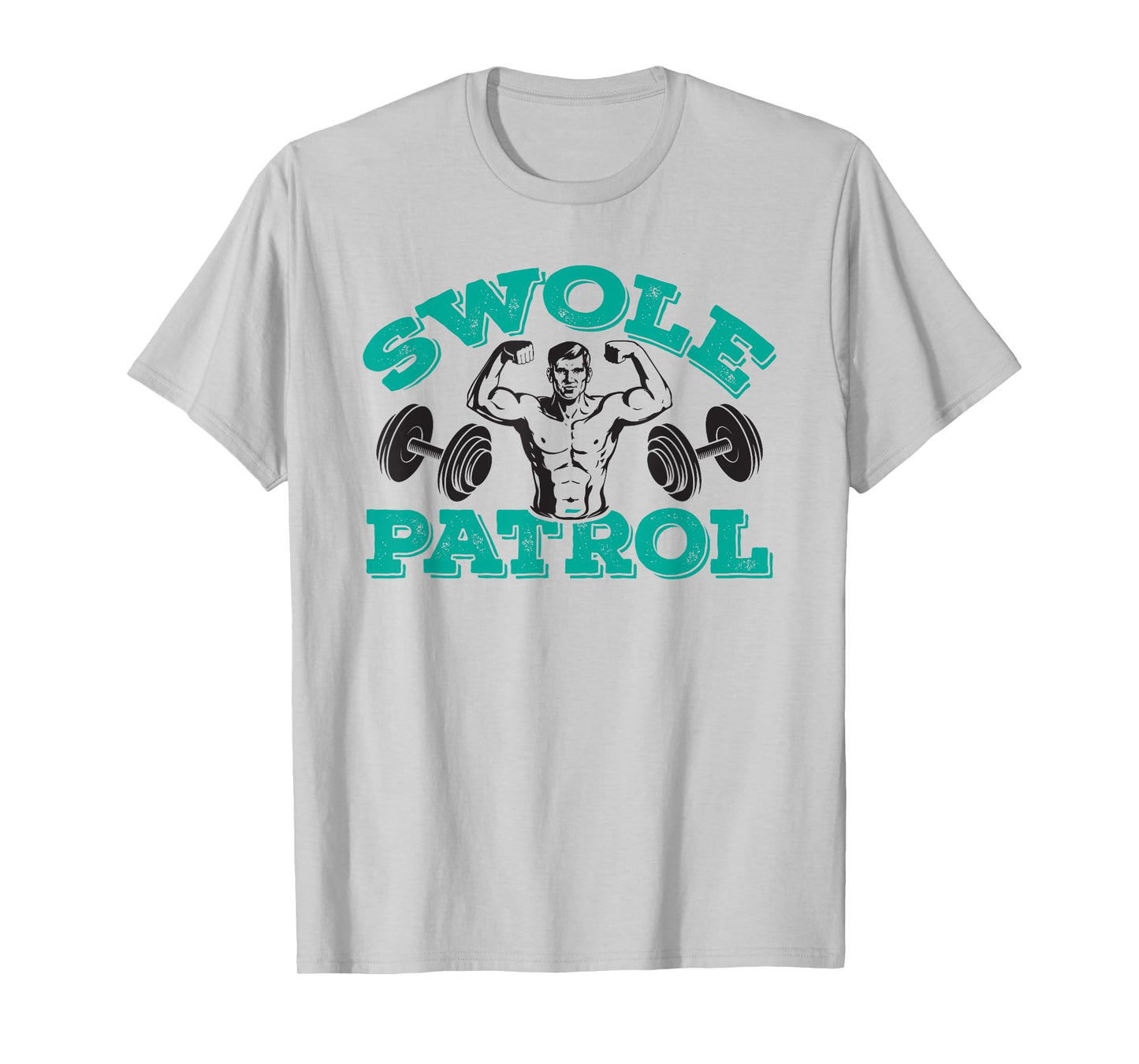 Swole Patrol – Dad working out & weightlifting T-Shirt