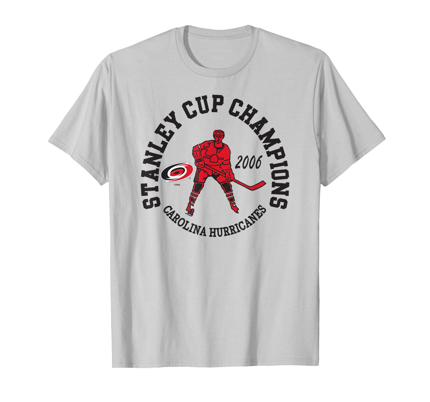 Carolina Hurricanes Stanley Cup Champions 2006 Gray T-Shirt