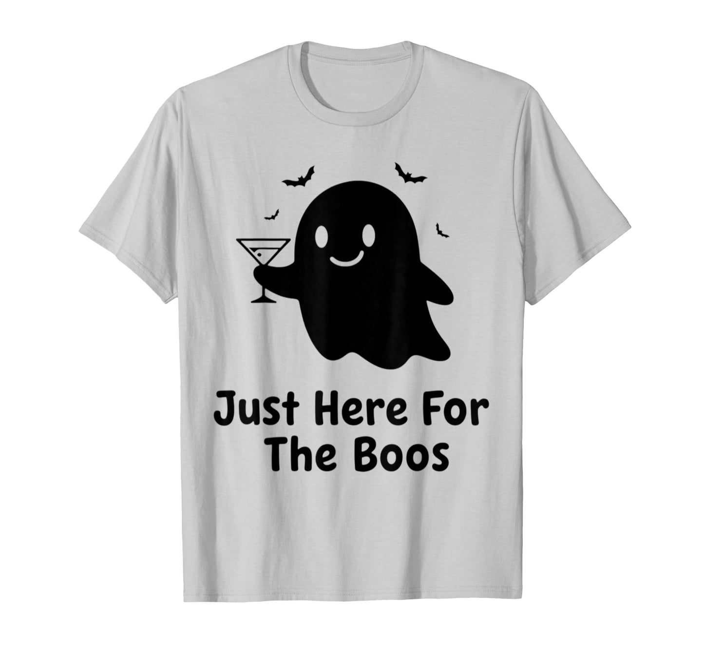 Just Here for The Boos Ghost Witch Hat Halloween Party T-Shirt