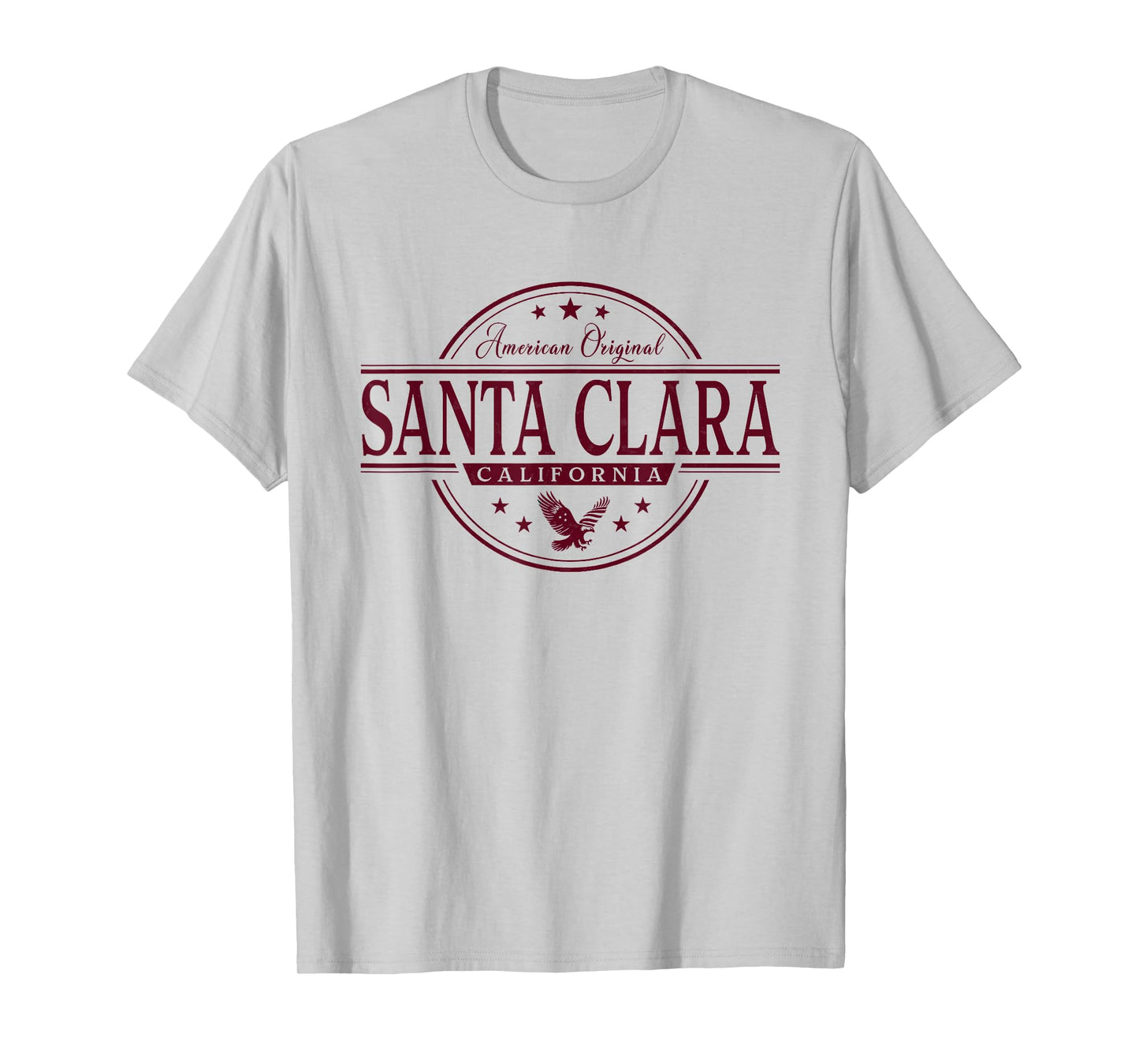 Santa Clara California - Santa Clara CA Label T-Shirt