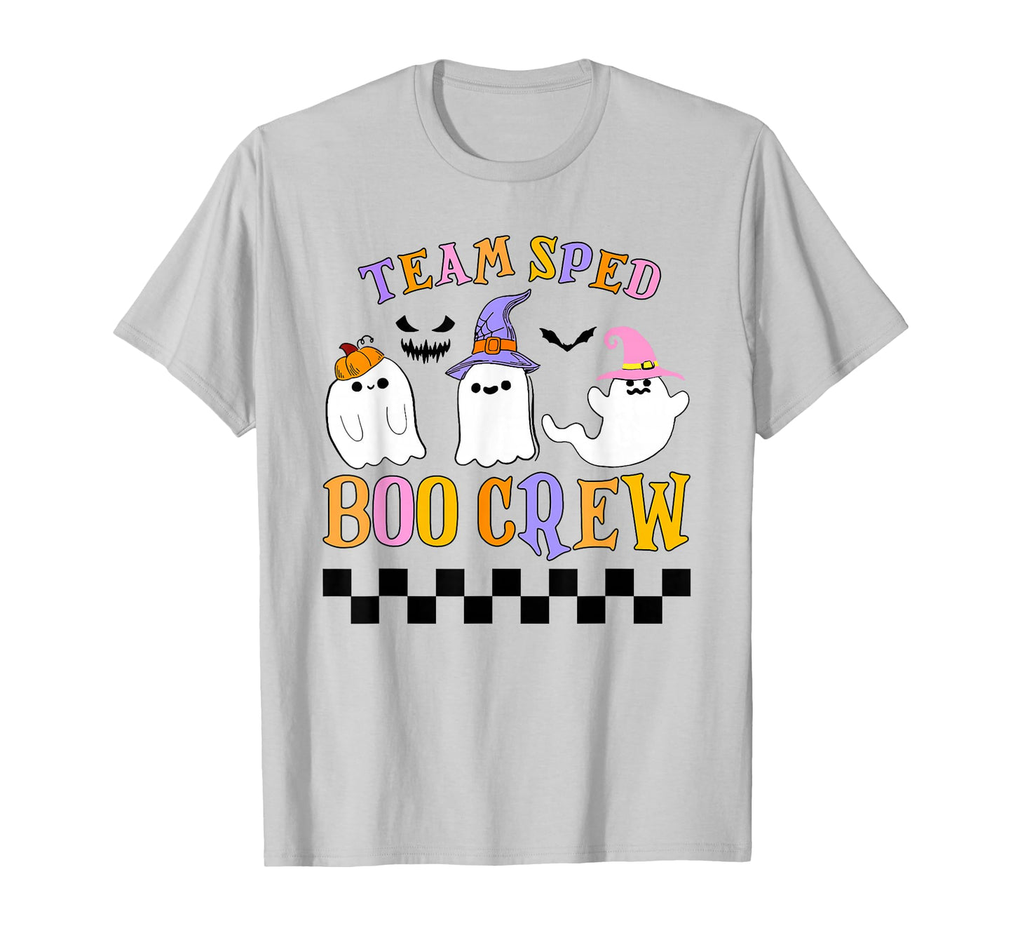 Team Sped Boo Crew Halloween Ghosts T-Shirt