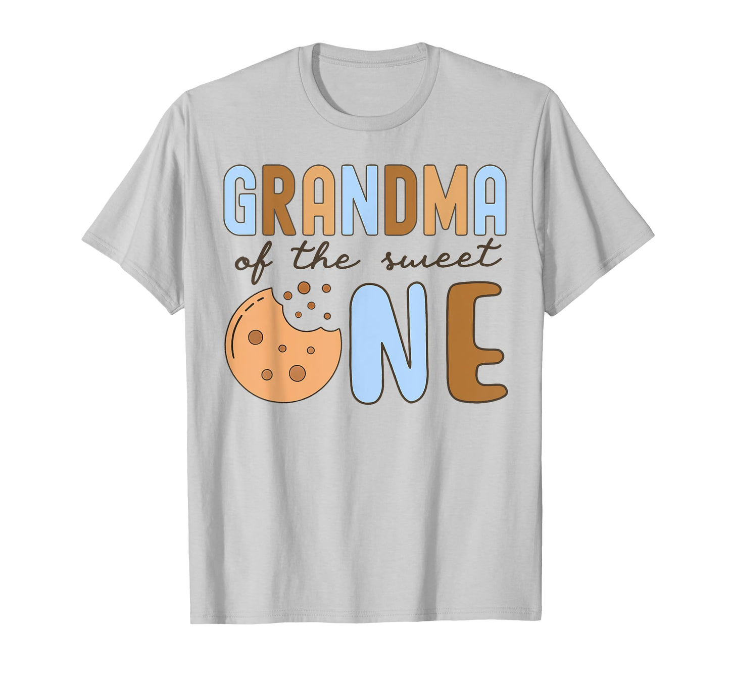 Grandma Of The Sweet One Cookies and Milk 1st Birthday T-Shirt