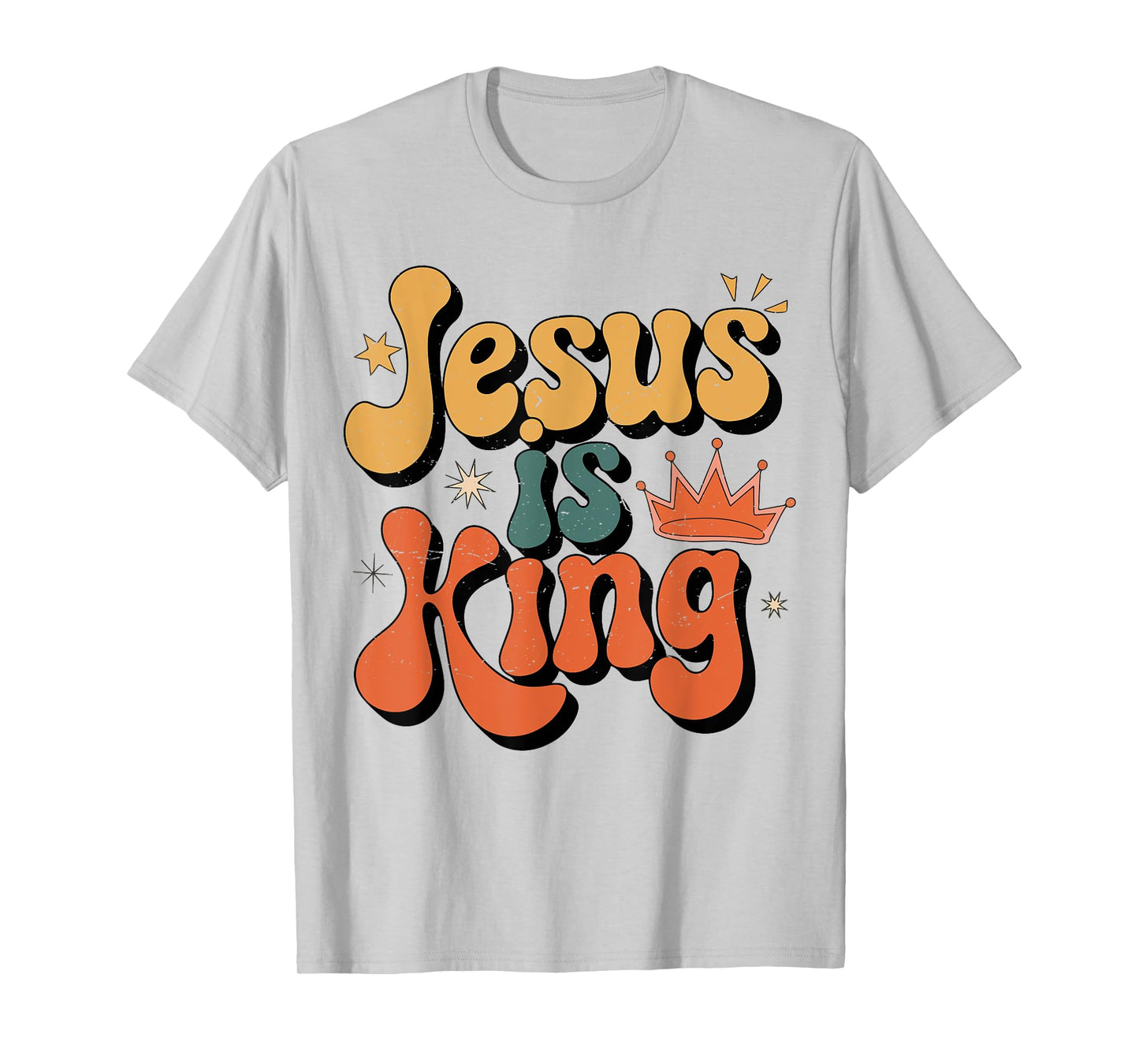Toddler Jesus is King Christian Kid Boy Good God Son Brother T-Shirt