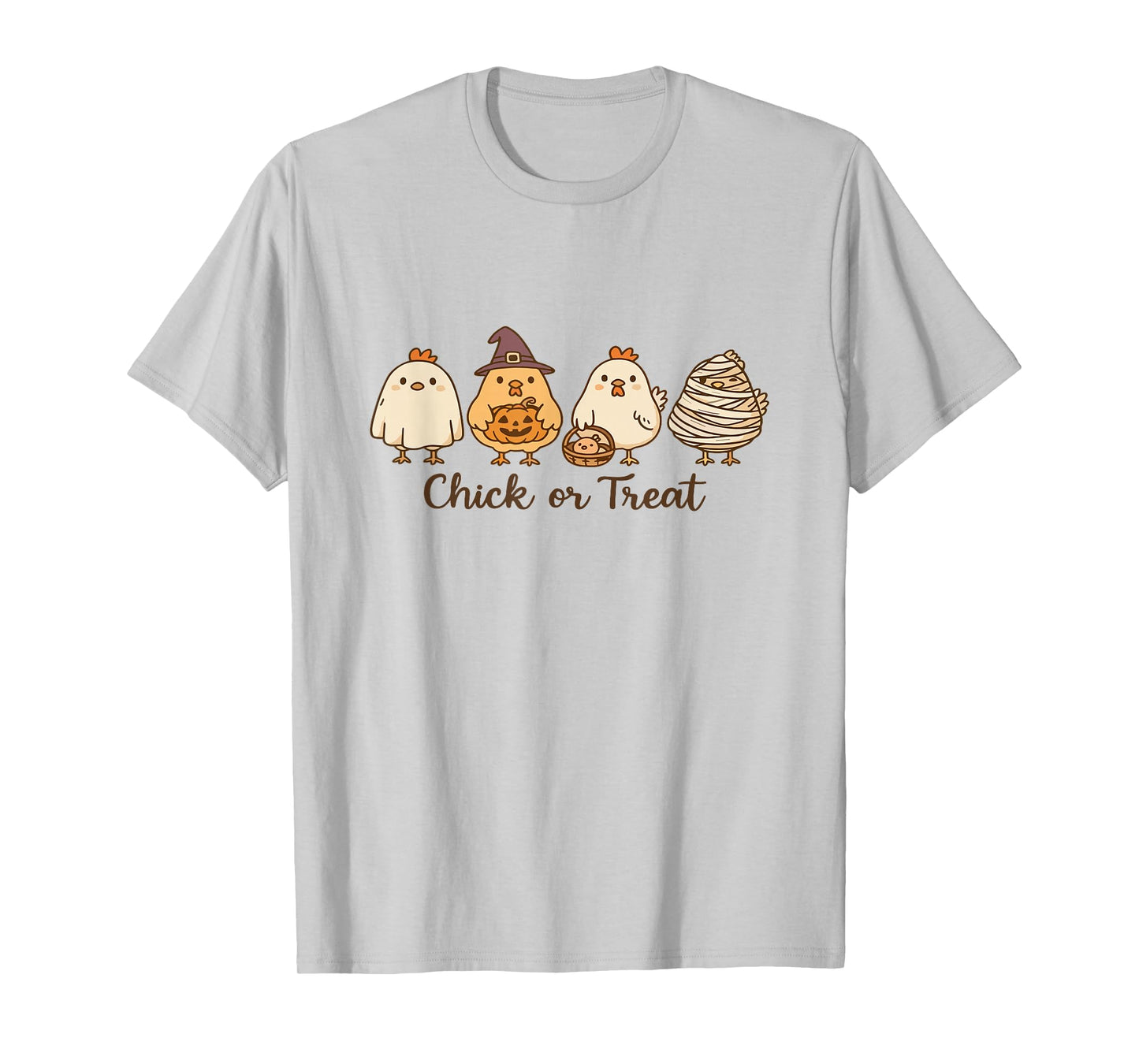 Chick or Treat Halloween Chicken Ghost Spooky Chicken Lover T-Shirt