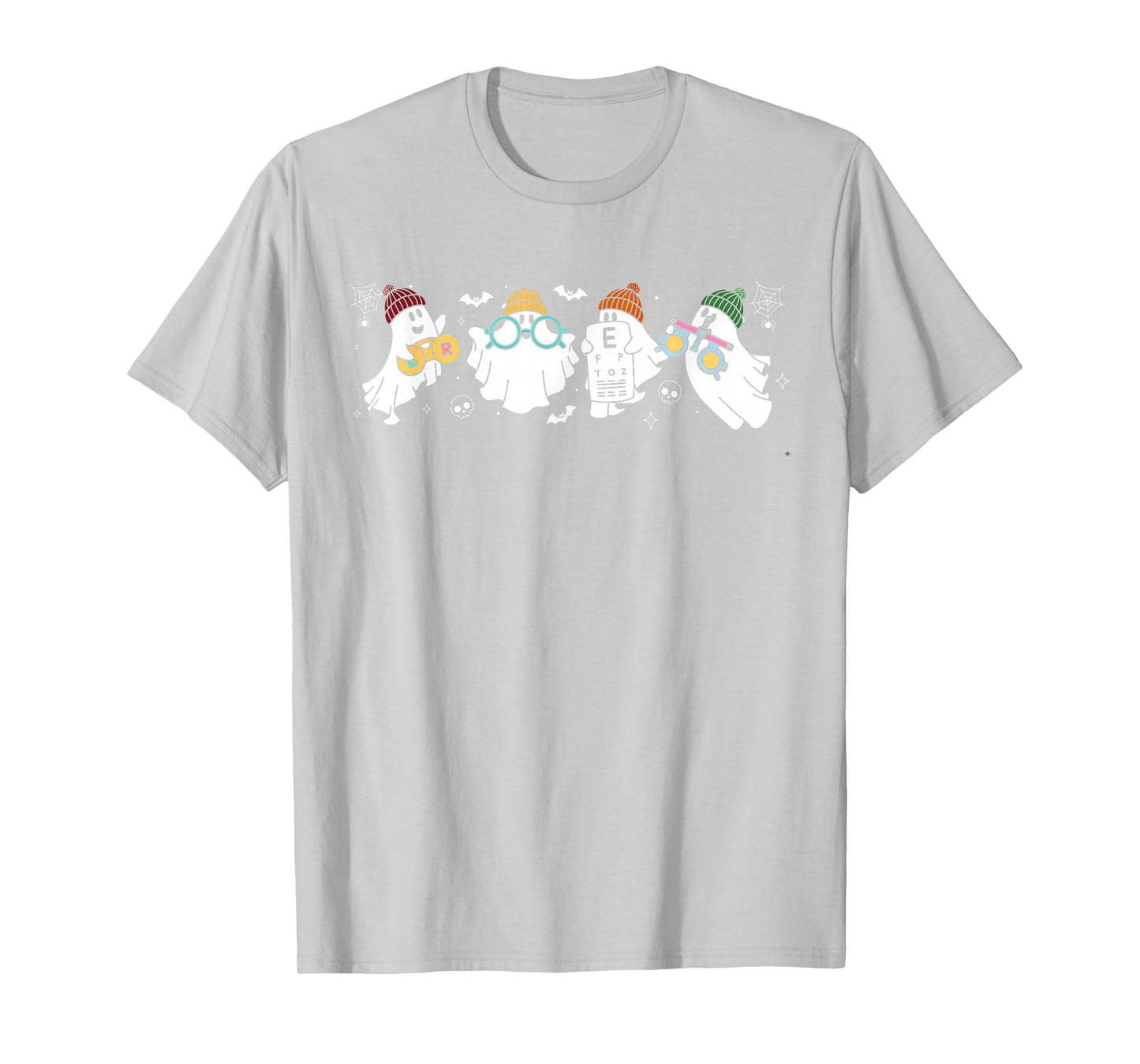Optometry Optician Boo Ghost Halloween Vibes Spooky Season T-Shirt