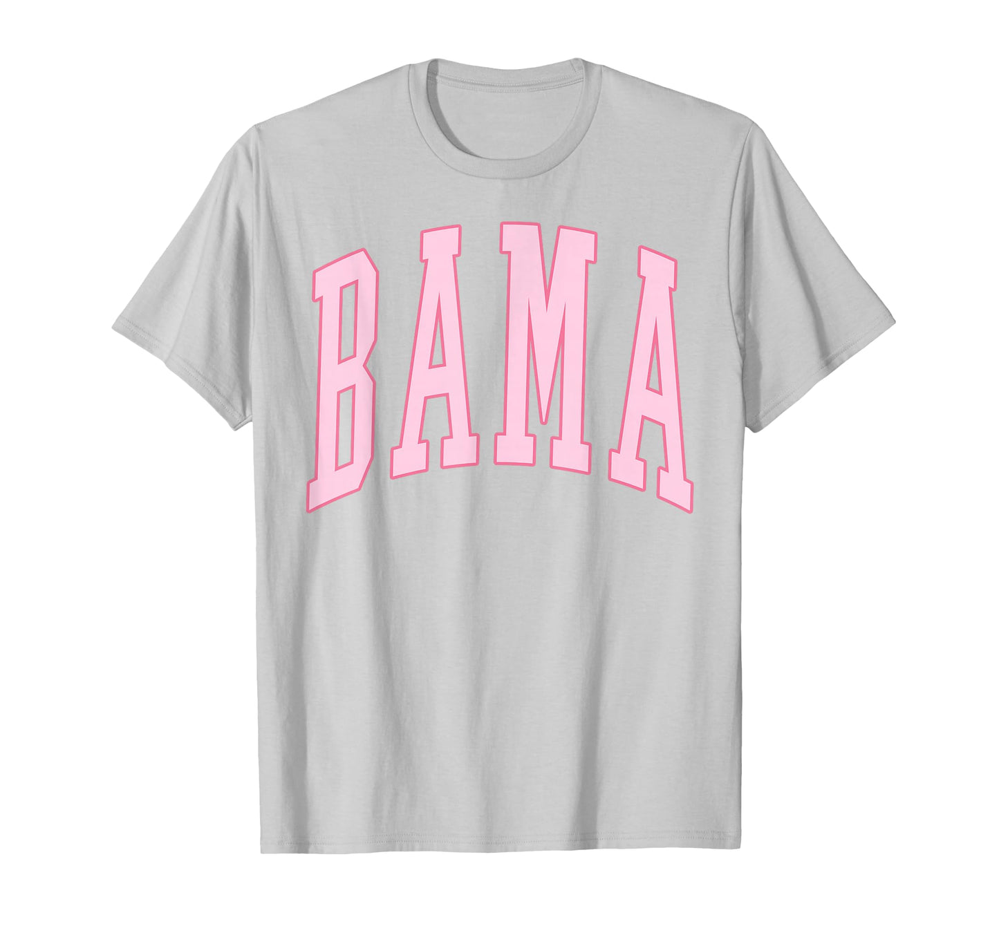 Alabama Bama Vintage Preppy Varsity Pink Sports T-Shirt
