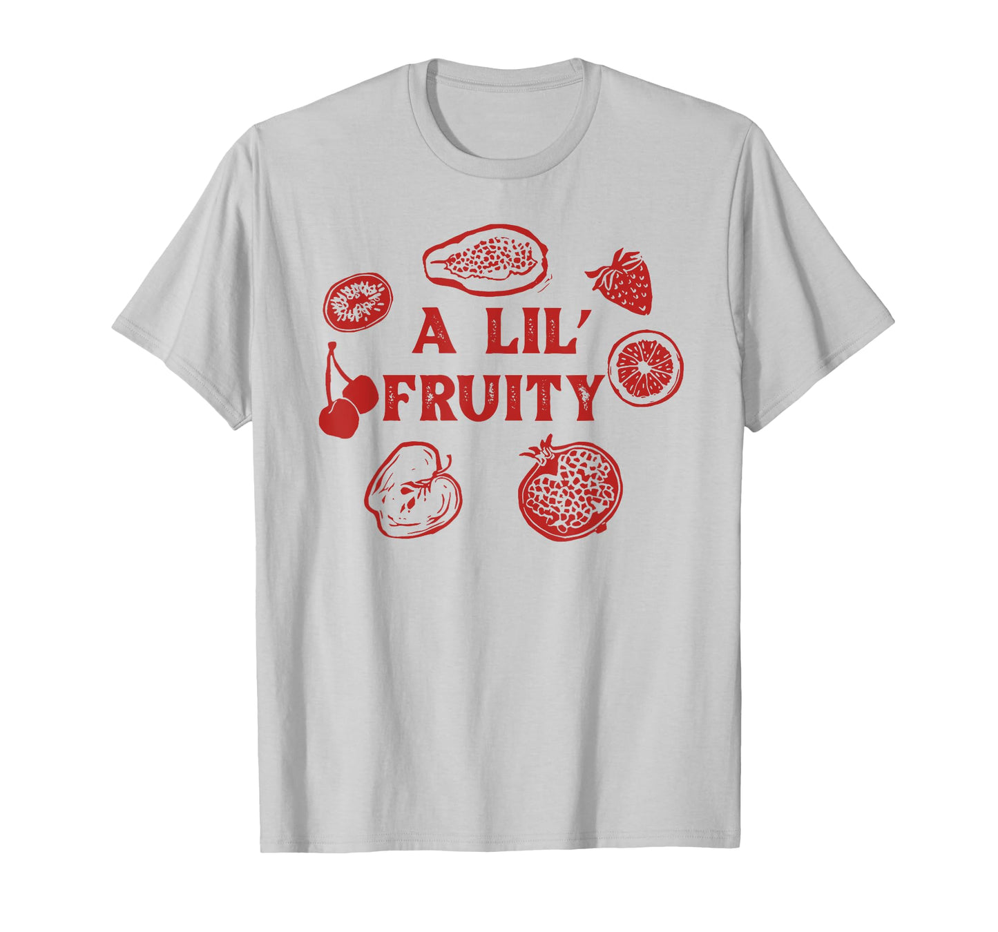 Lil Fruity Retro Style Fruits Lesbian Gay LGBTQ Pride Month T-Shirt