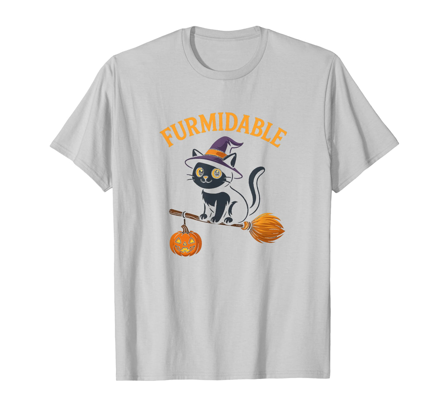 Witch Cat Halloween T-Shirt