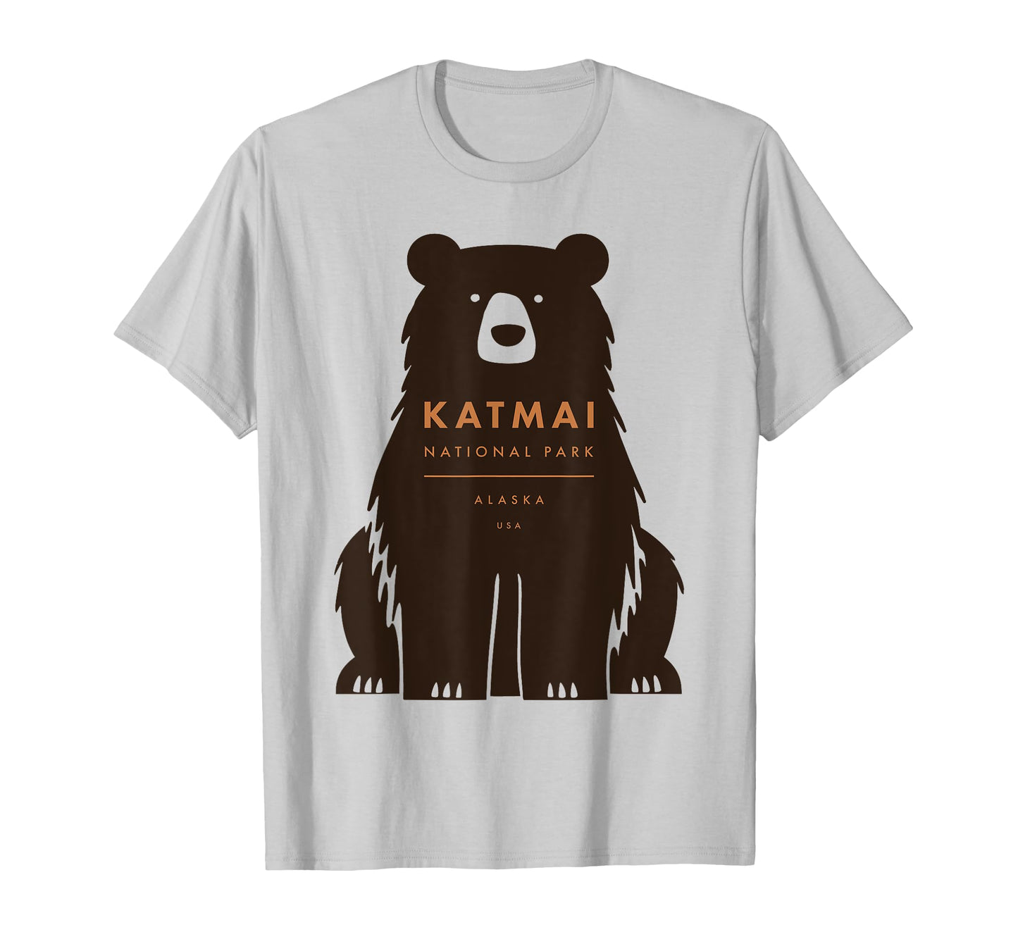 Katmai National Park Alaska Retro Vintage Bear T-Shirt