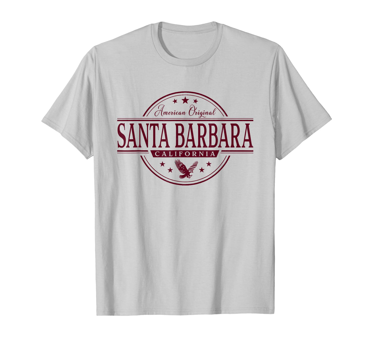 Santa Barbara California - Santa Barbara CA Label T-Shirt