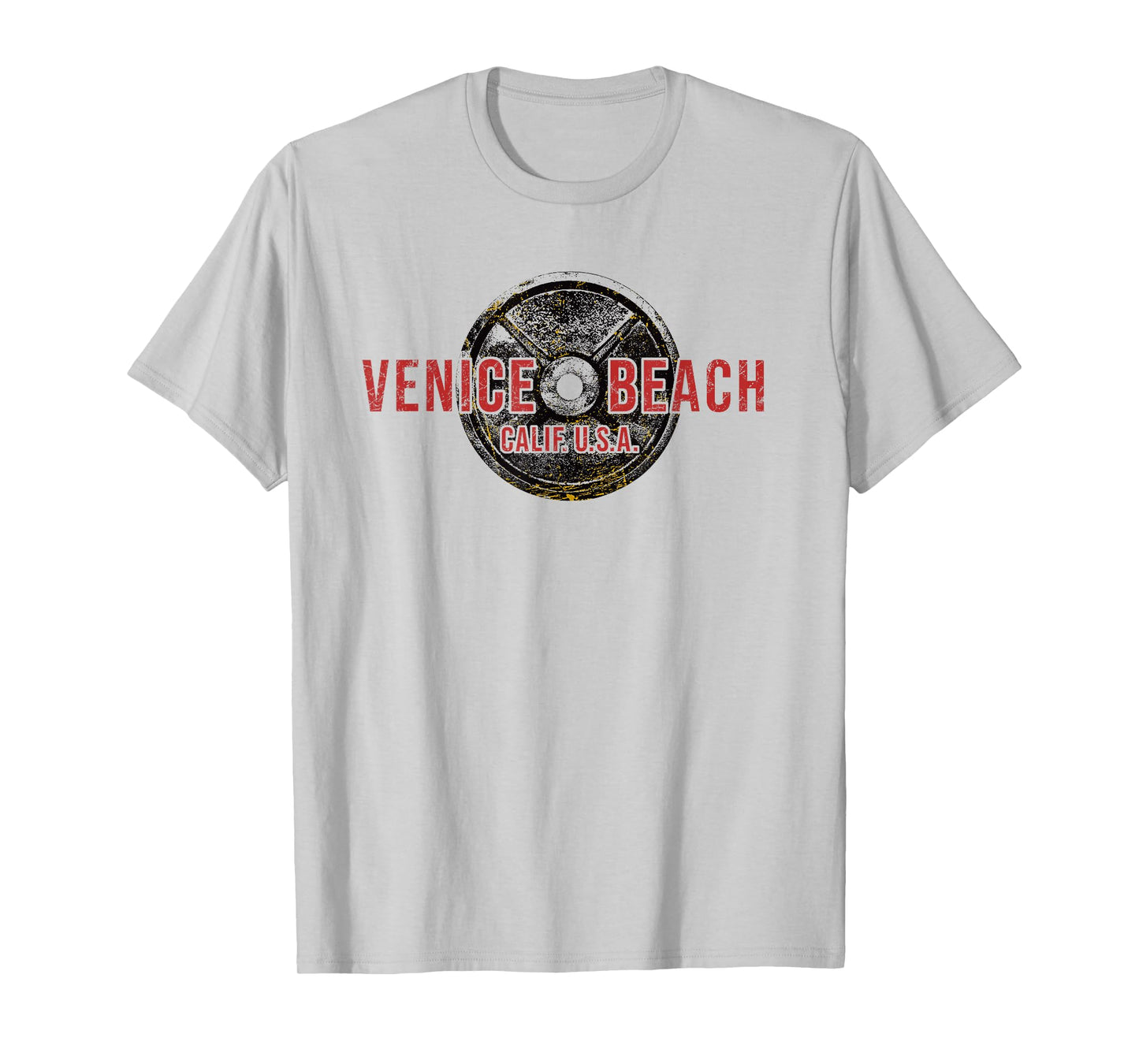 Bodybuilding Venice Beach California Weightlifting Gym T-Shirt