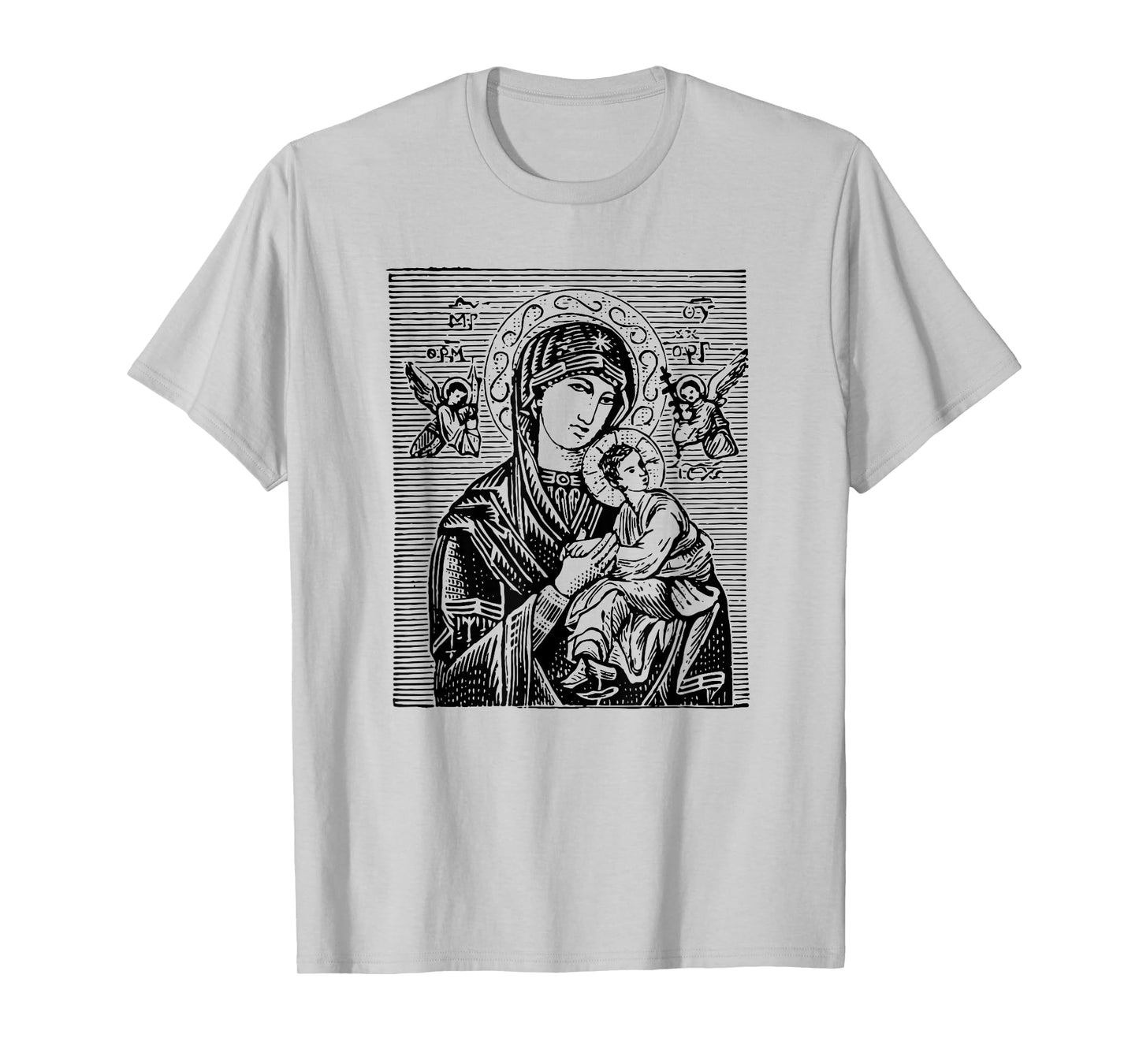 Virgin Mary - Religious Icon Art DTF448a T-Shirt