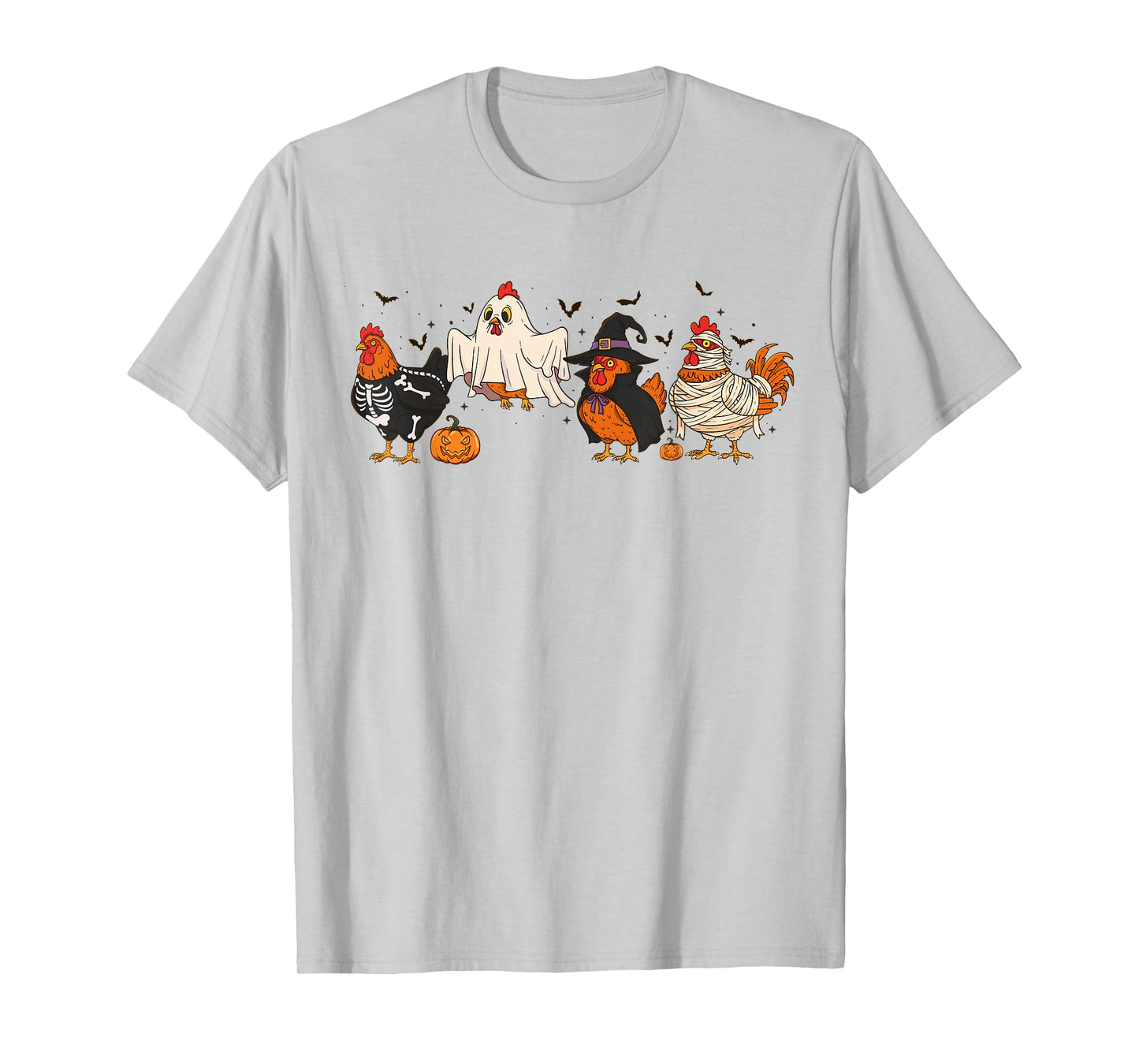 Halloween Witch Spooky Chicken T-Shirt