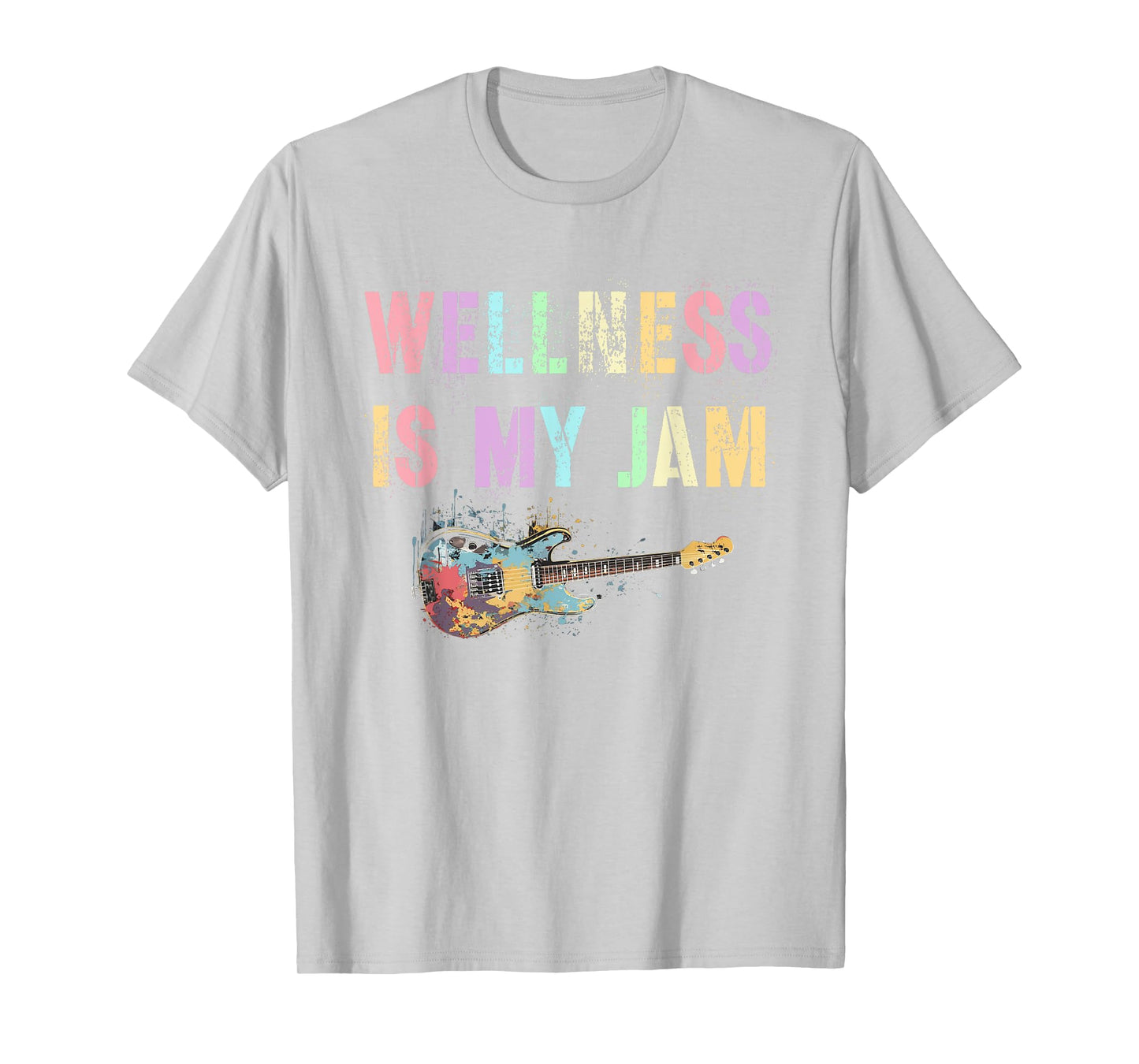 Mental Health WELLNESS IS MY JAM Nurse Trainer Yoga Coach T-Shirt