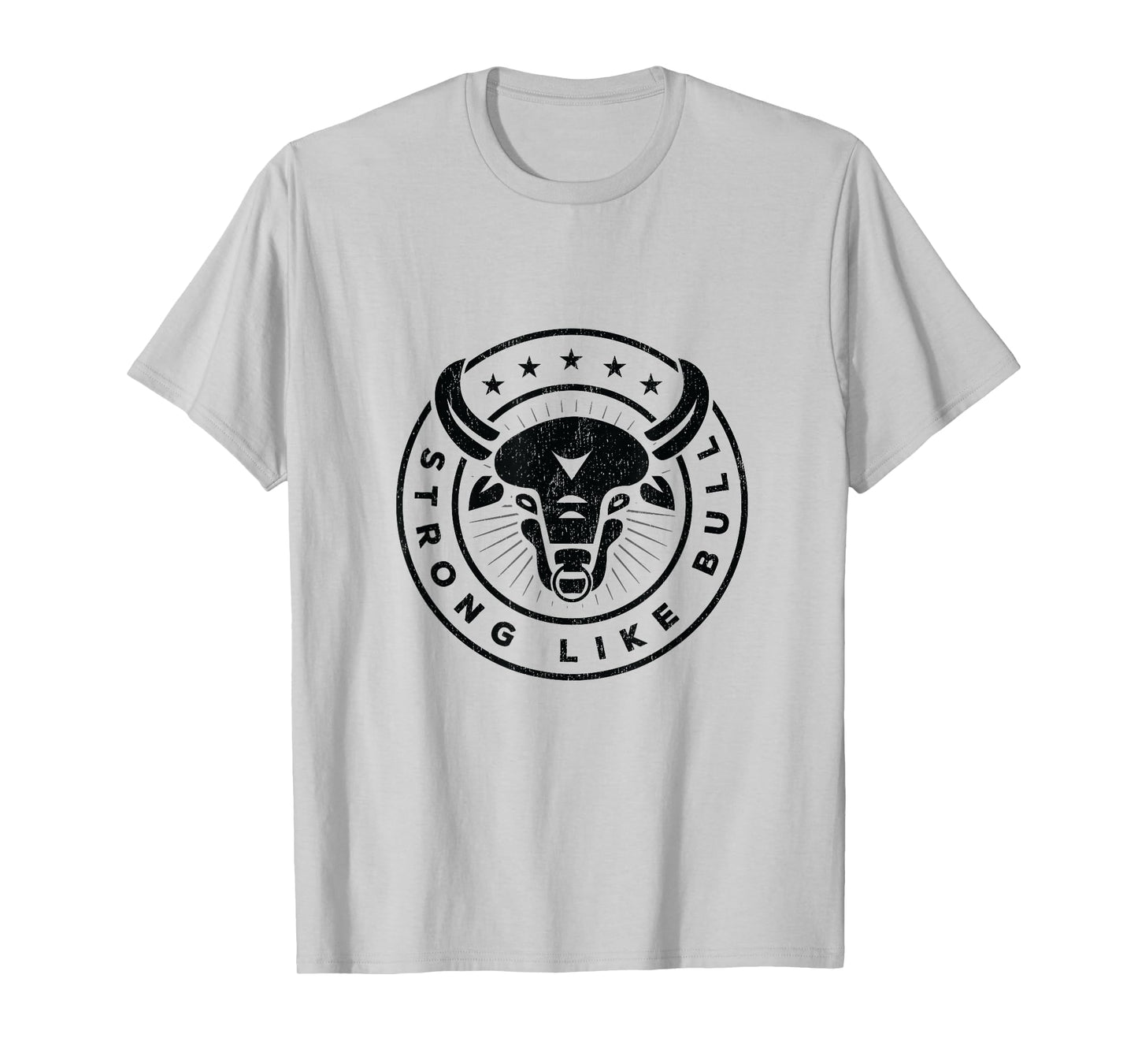 Strong Like A Bull Powerlifting Bodybuilding T-Shirt