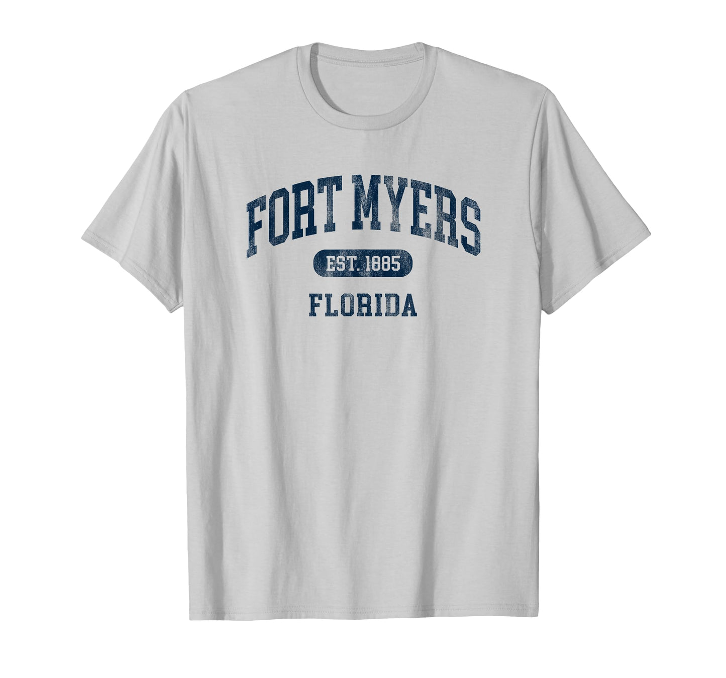 Vintage Fort Myers Florida Retro Preppy Throwback Mens T-Shirt