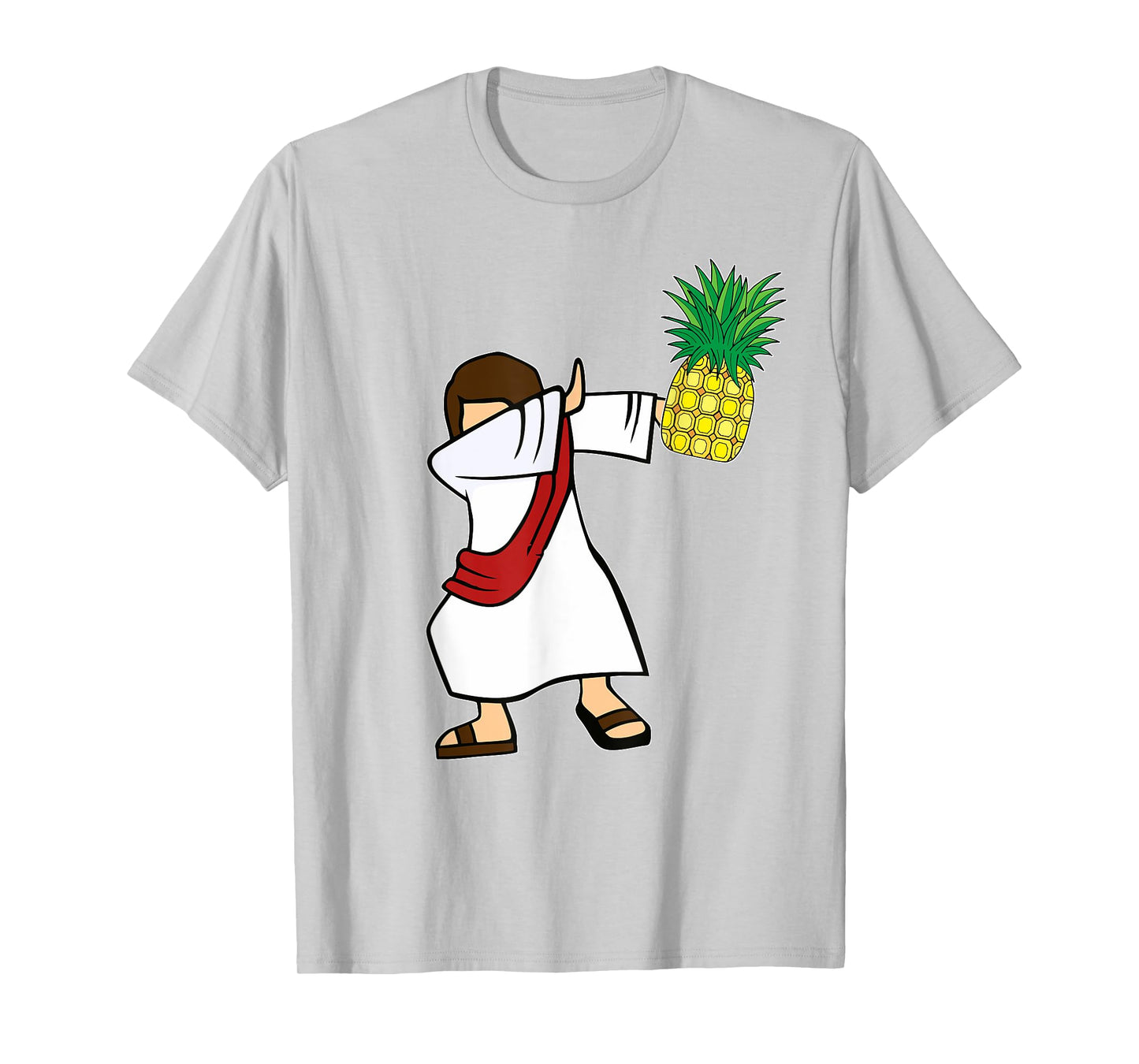 Dabbing Jesus Pineapple Aloha Beaches Hawaiian Dance T-Shirt