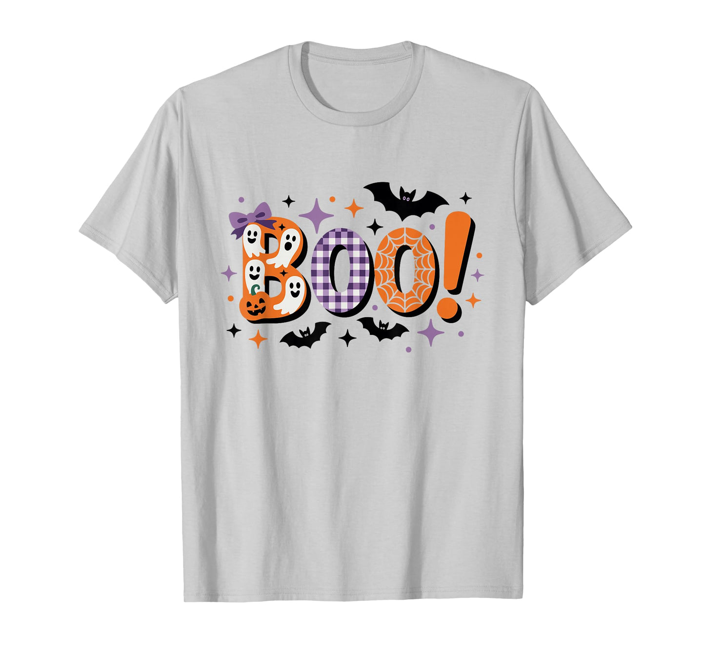 Boo Pumpkin Ghost Witch Spooky Season Halloween Party T-Shirt