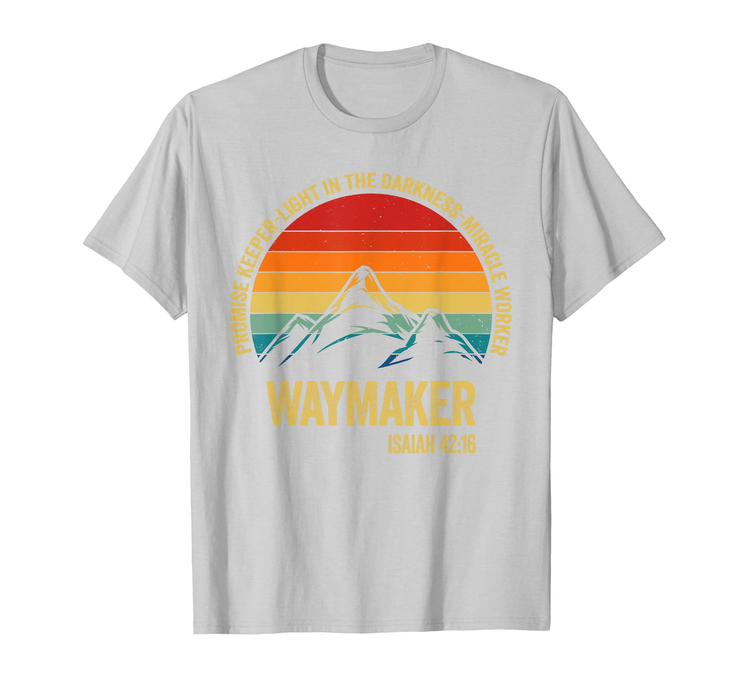 Waymaker Vintage Promise Keeper Miracle Worker Christian T-Shirt