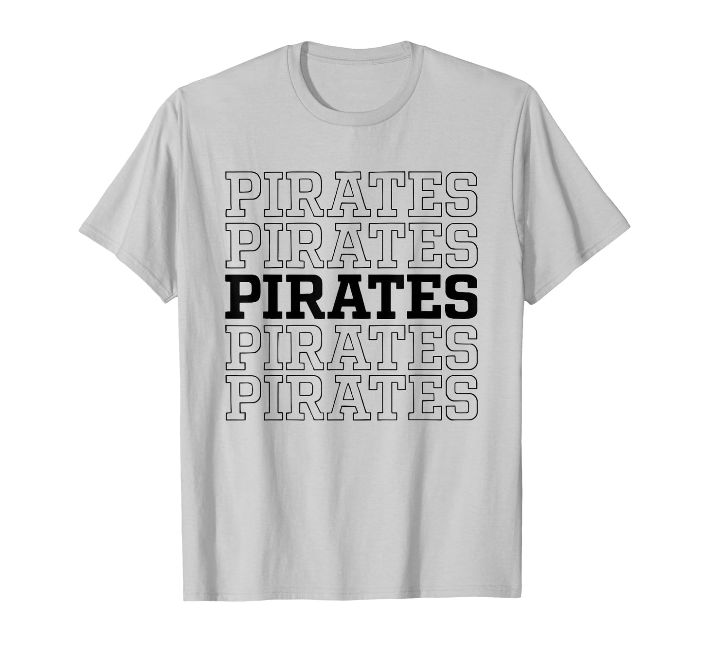 Vintage Pirates Skull Style Graphic Retro Gift For Men Women T-Shirt