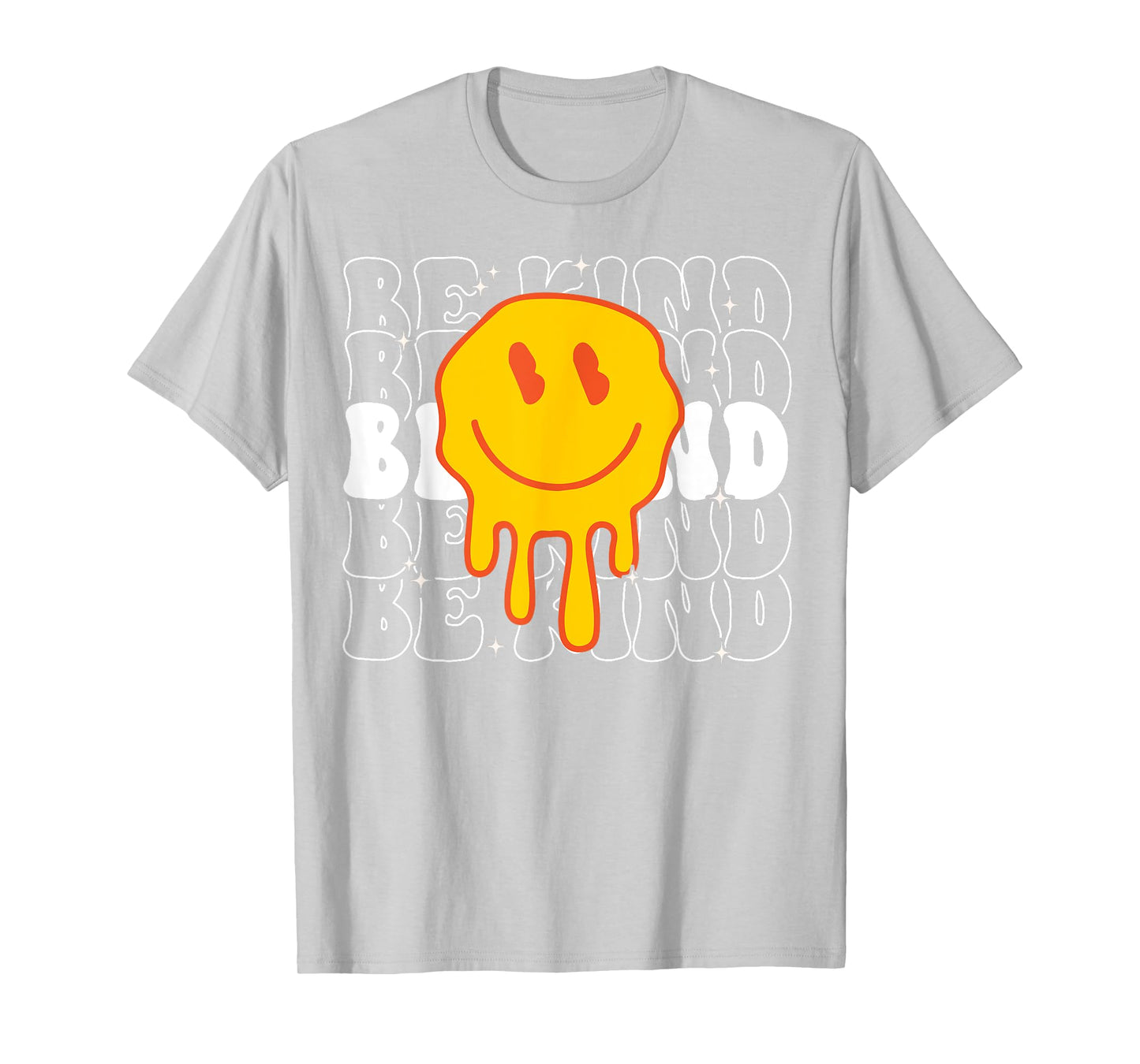 Unity Day Be Kind Kindness Smile Face Orange Groovy Boy Girl T-Shirt
