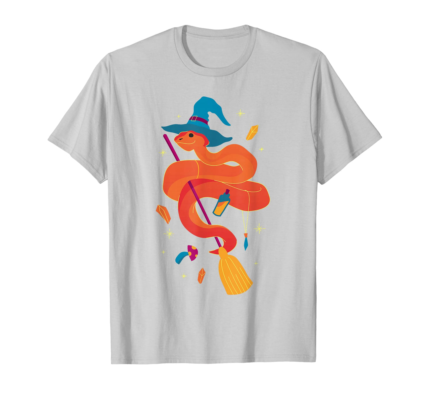 Halloween Snake Witch Funny Design T-Shirt