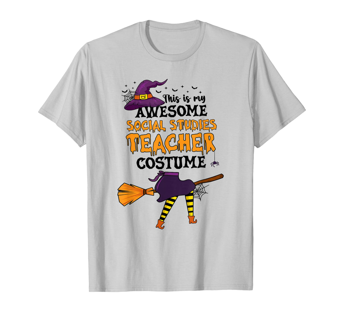 This is My Awesome Social Studies Teacher Costume Halloween T-Shirt