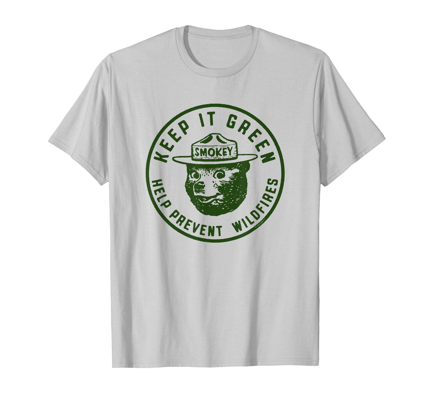 Keep It Green! Help Prevent Wildfires Vintage Smokey Bear T-Shirt
