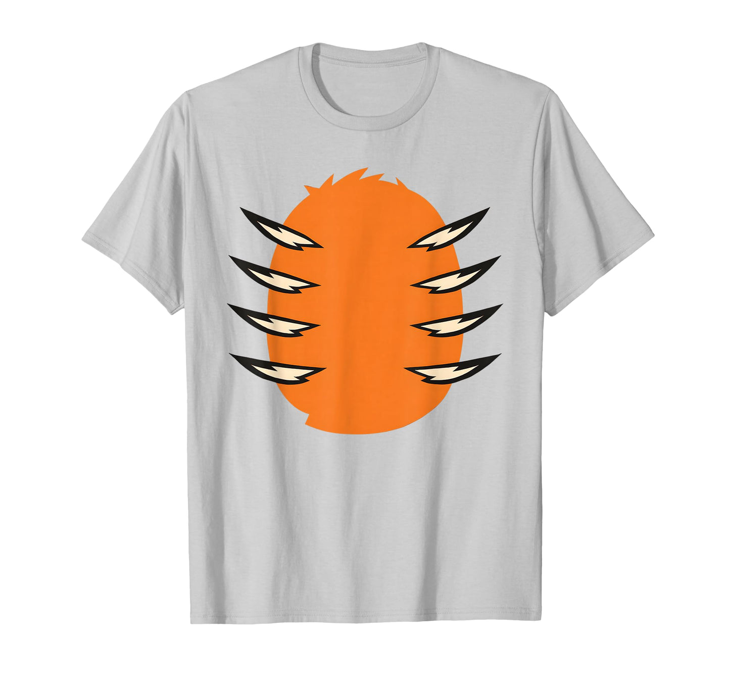 Halloween Costume Funny Orange Tiger DIY Group Matching T-Shirt