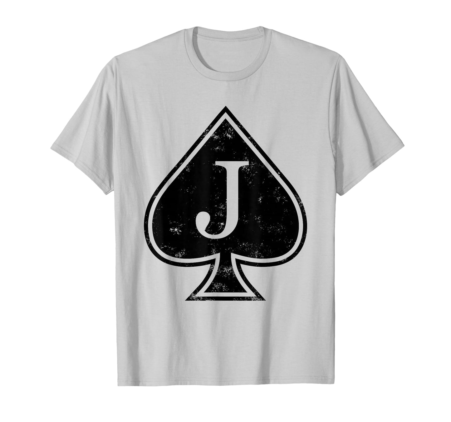 Blackjack Ace Spades Jack Playing Cards Casino Gambling T-Shirt