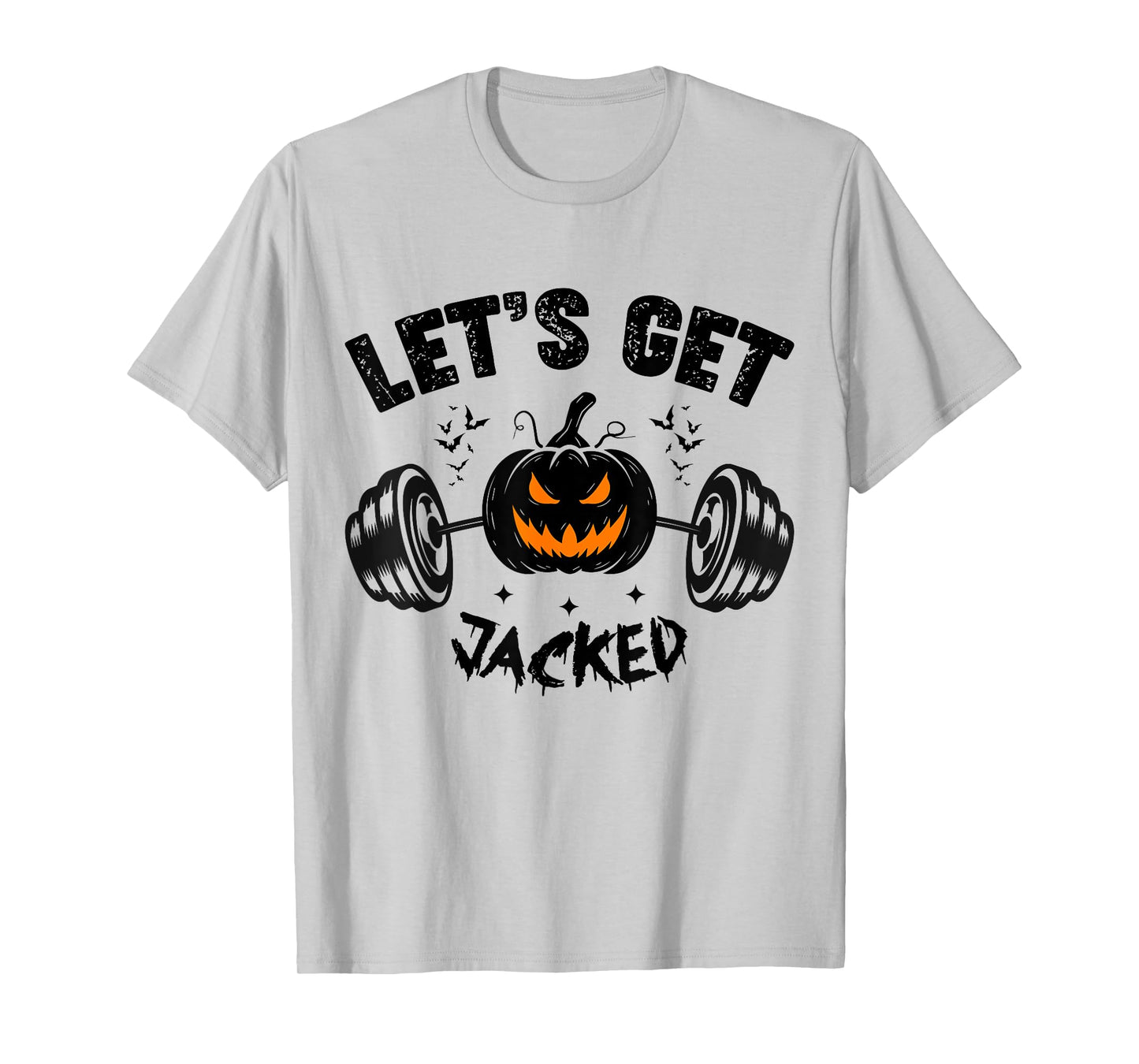 Funny Quote For Guy's Halloween Gym Training Pumpkin Holiday T-Shirt
