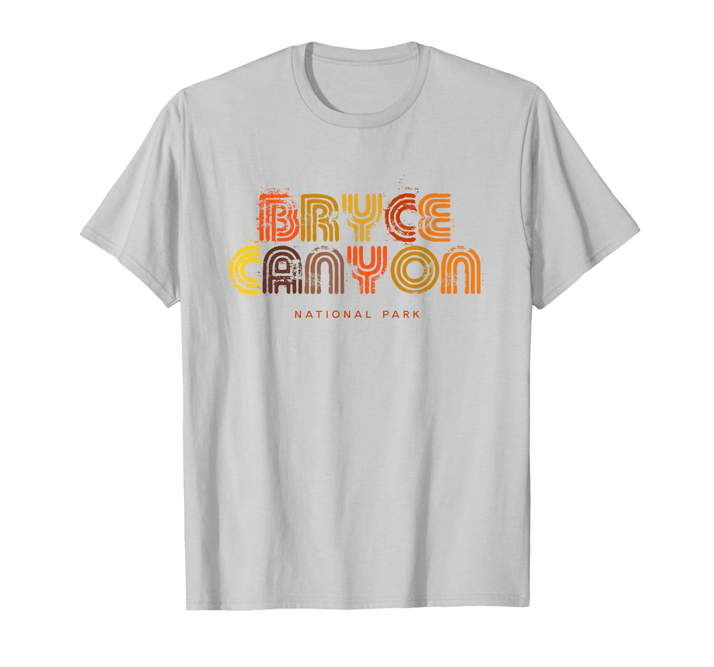 Bryce Canyon National Park 70s 80s Retro Type Graphic T-Shirt