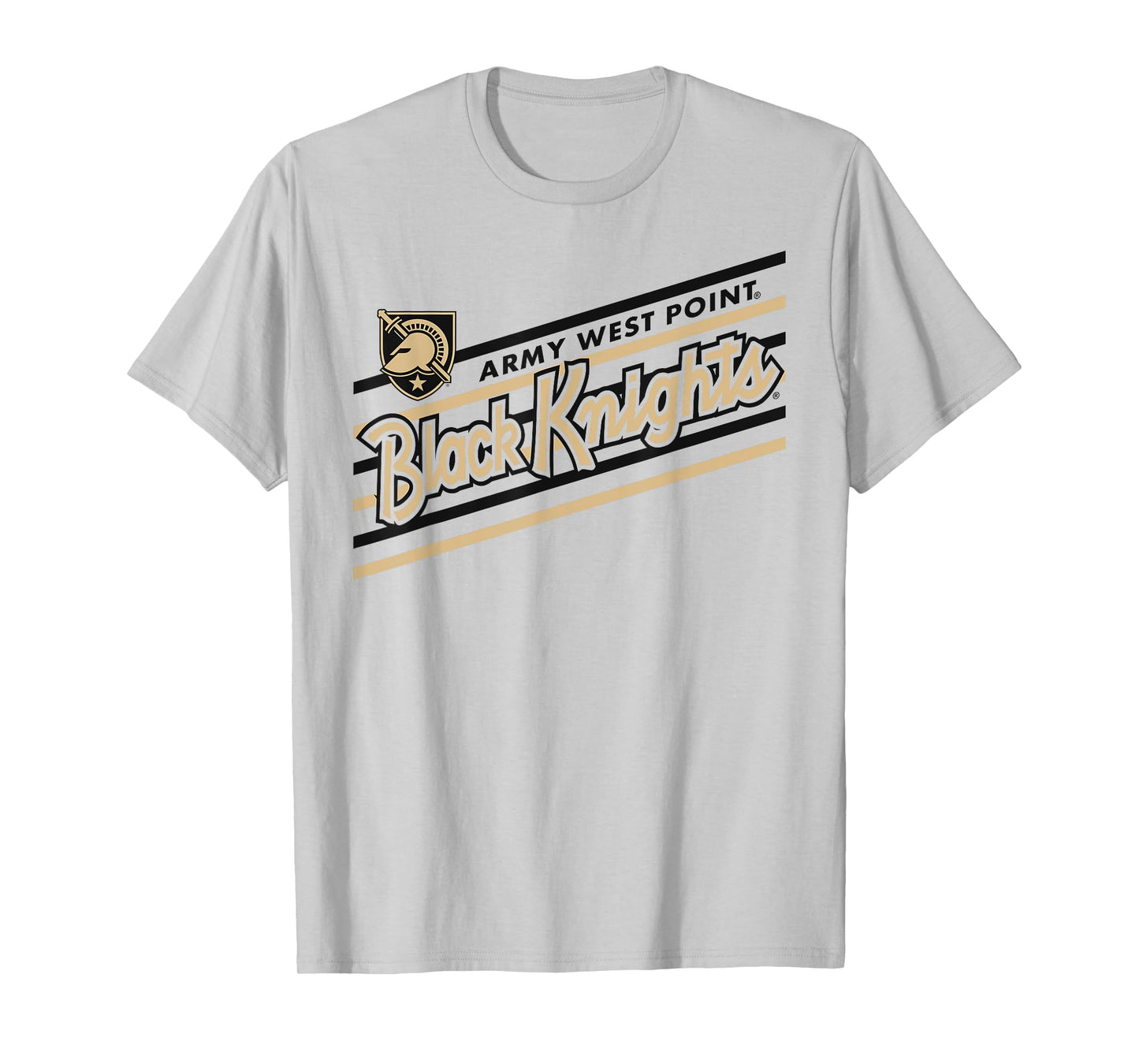 Army Black Knights Retro Performer White Officially Licensed T-Shirt