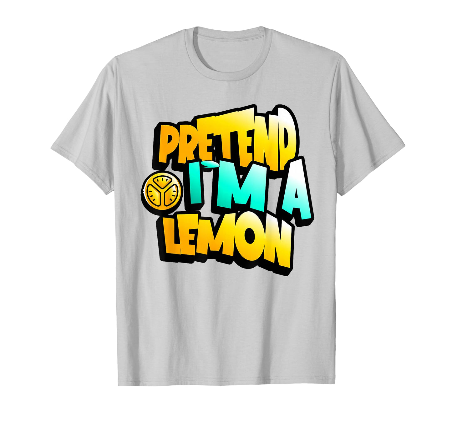 Pretend I'm A Lemon Funny Halloween Costume Men Women Kids T-Shirt