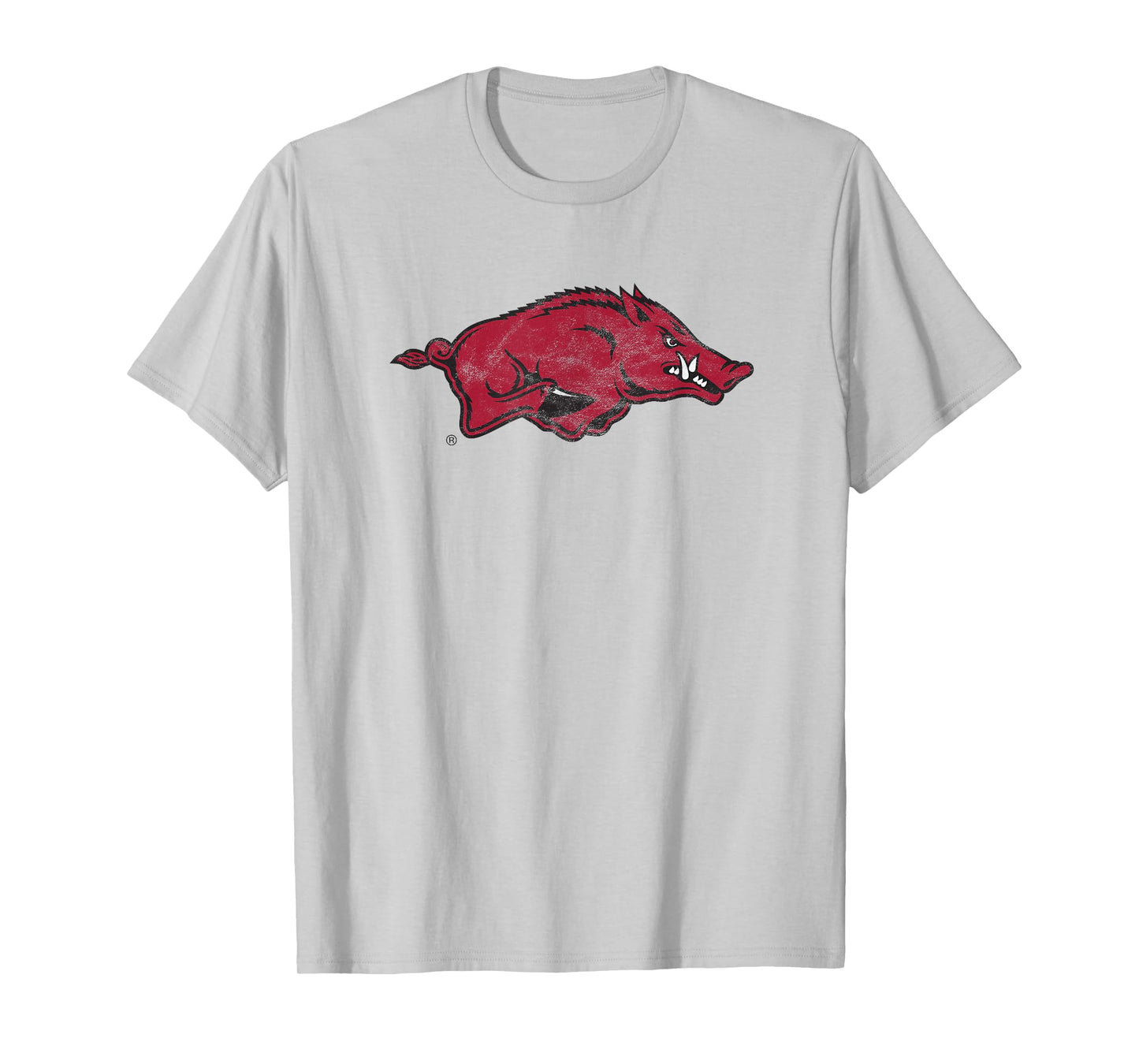 University of Arkansas Razorbacks Distressed Primary Logo T-Shirt